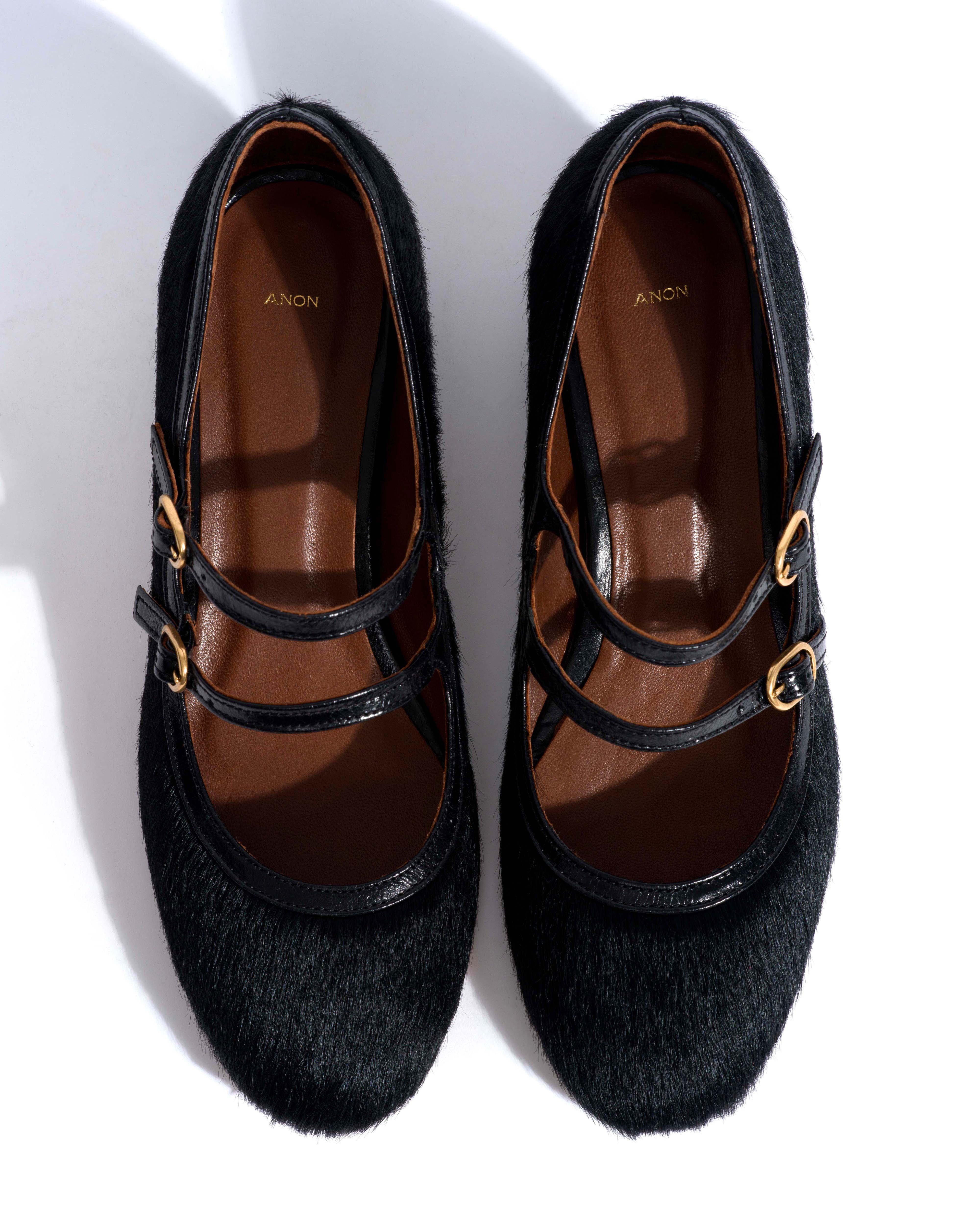 Balie 40 Calf hair Black - Image 4