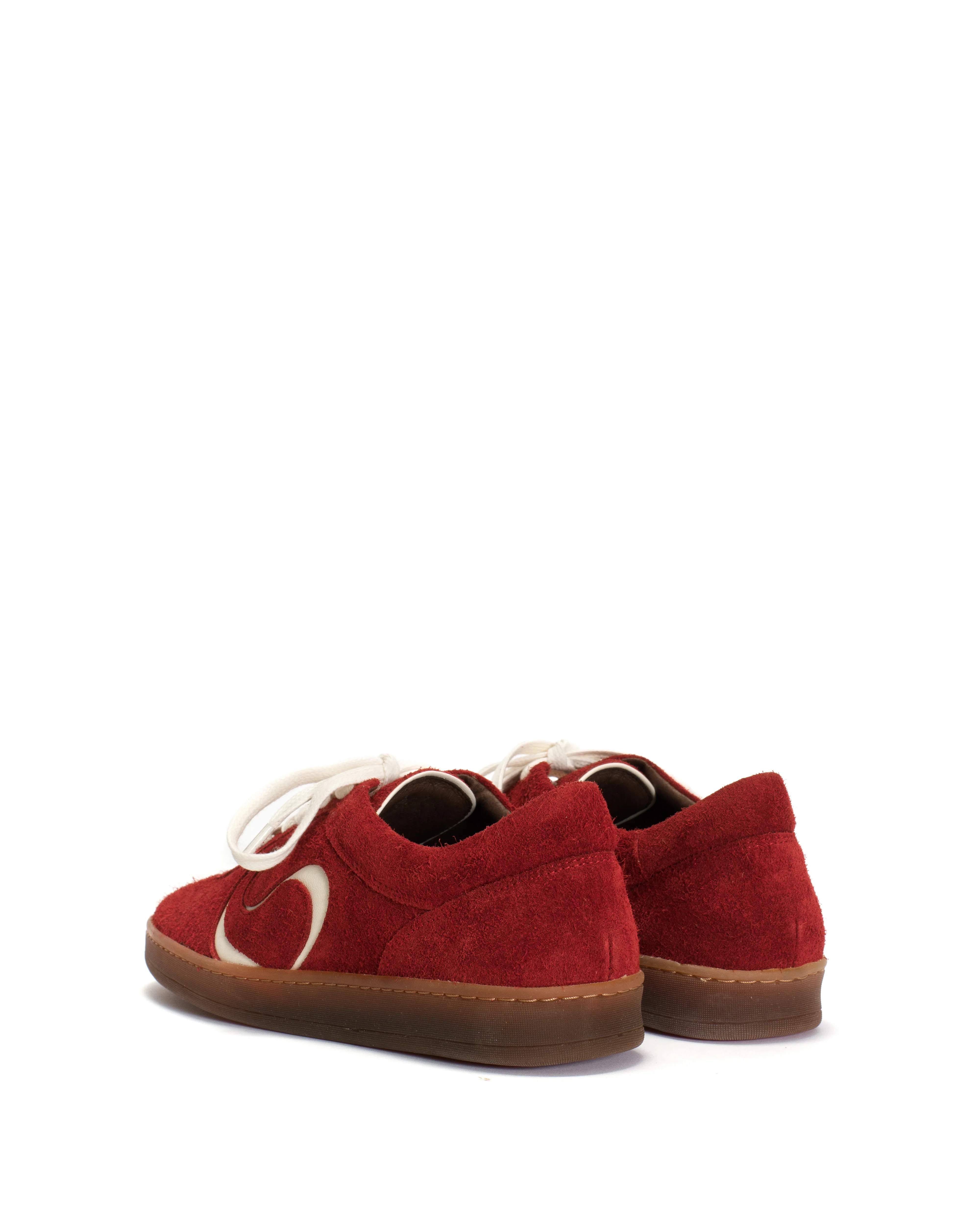 Blaire hevea Plushed calf suede Ruby red - Image 5