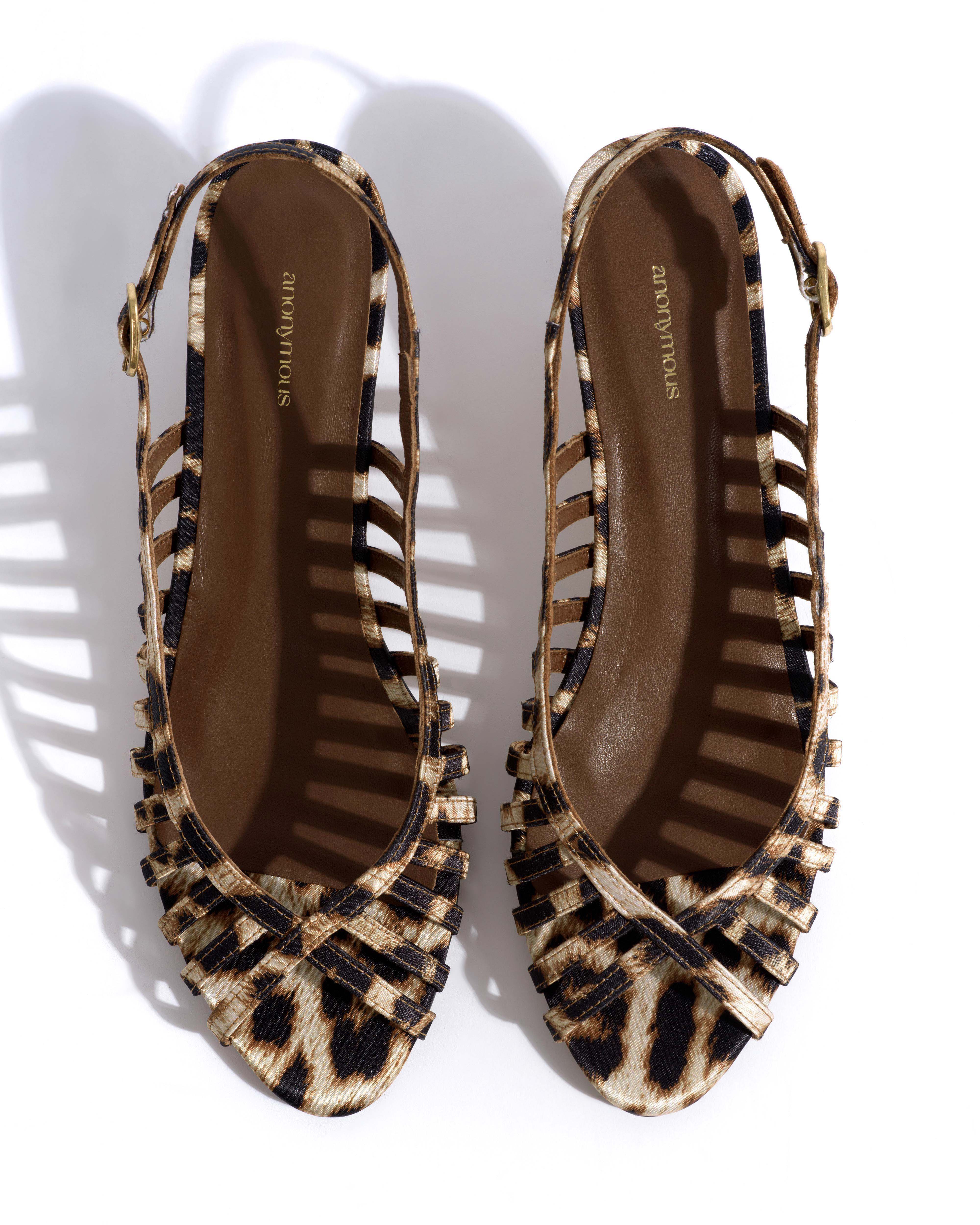 Carminho 40 stiletto Satin print Leopard - Image 4