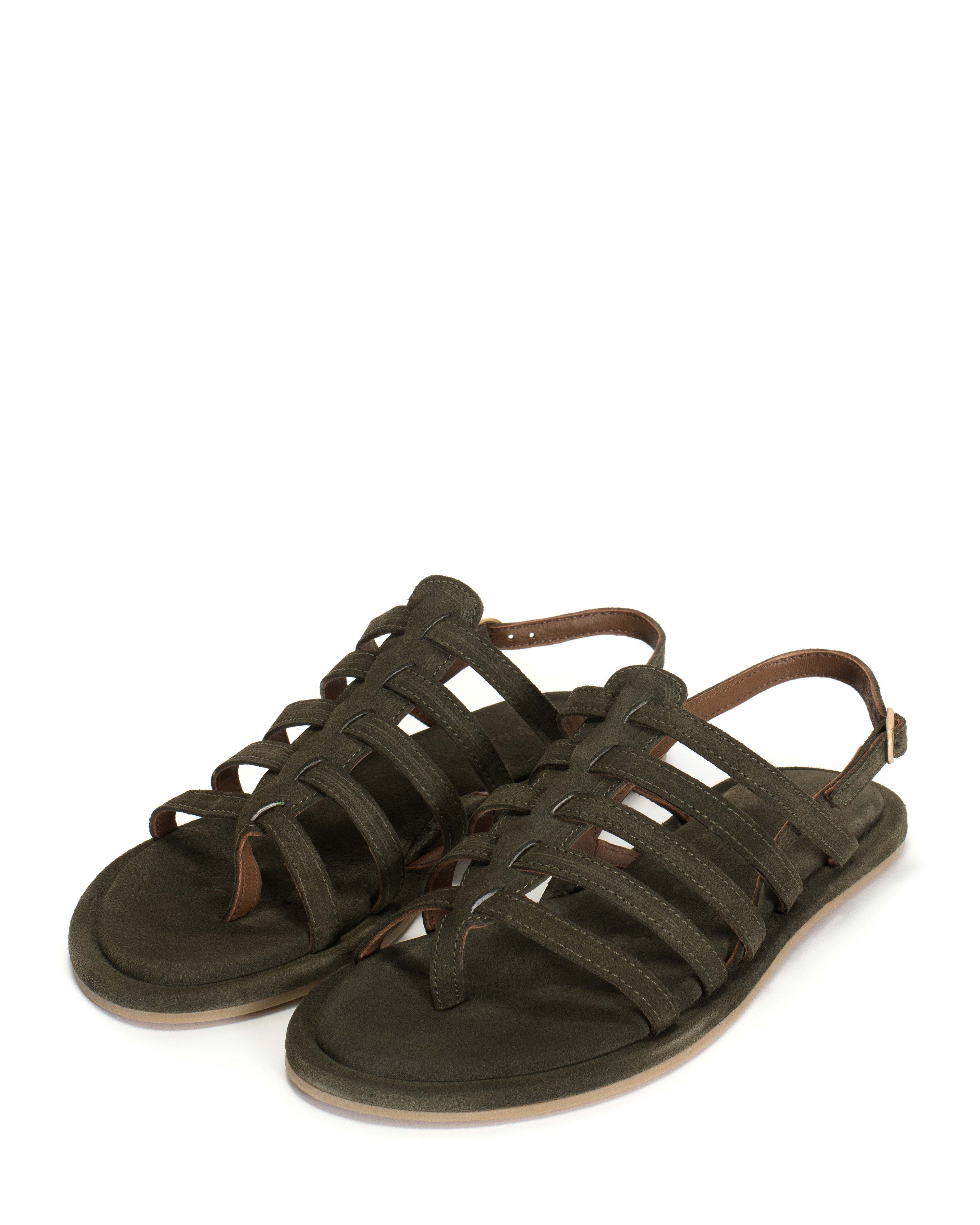 Els 10 covered Calf suede Moss green - Image 2