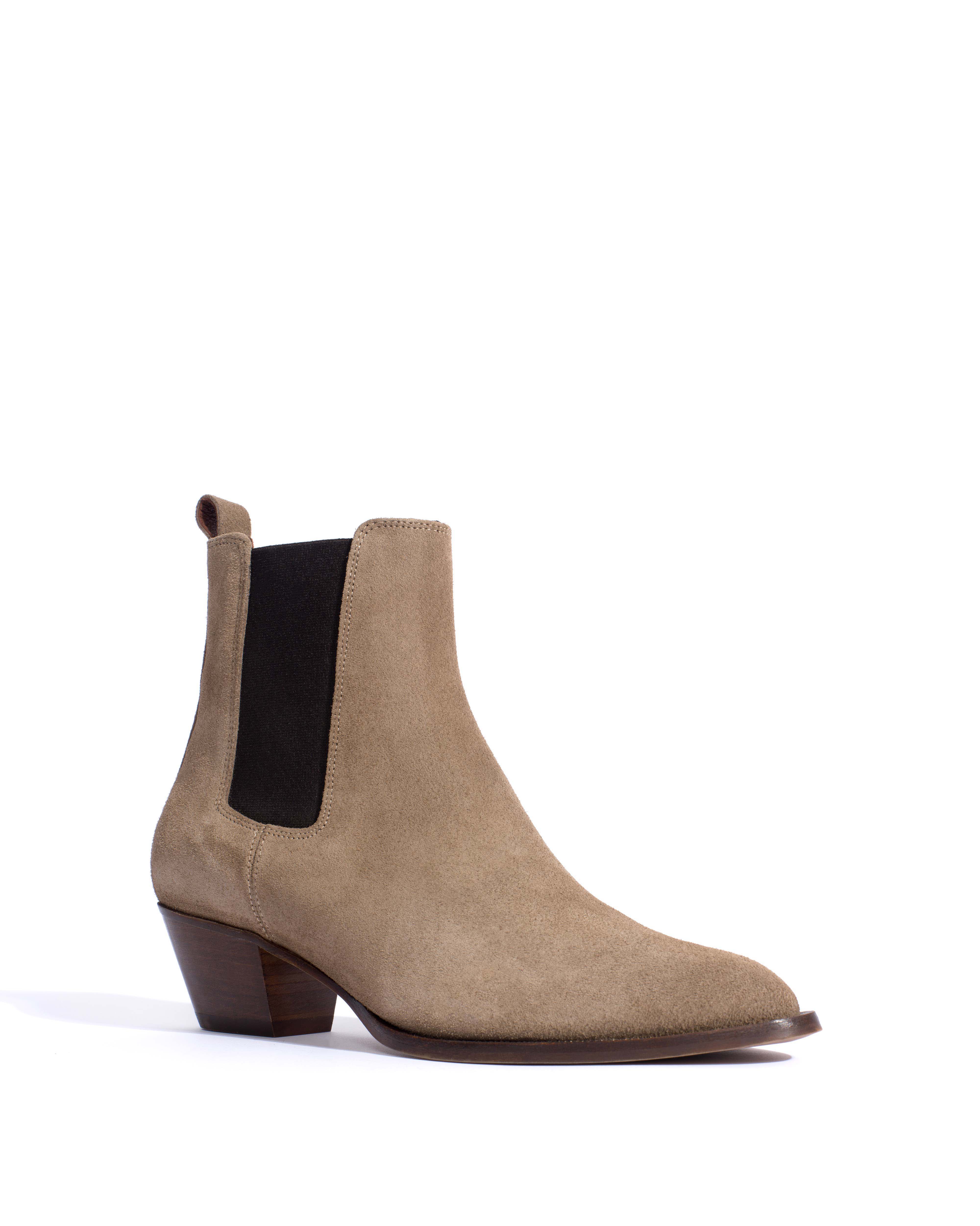 Faith Calf suede Mushroom - Image 2