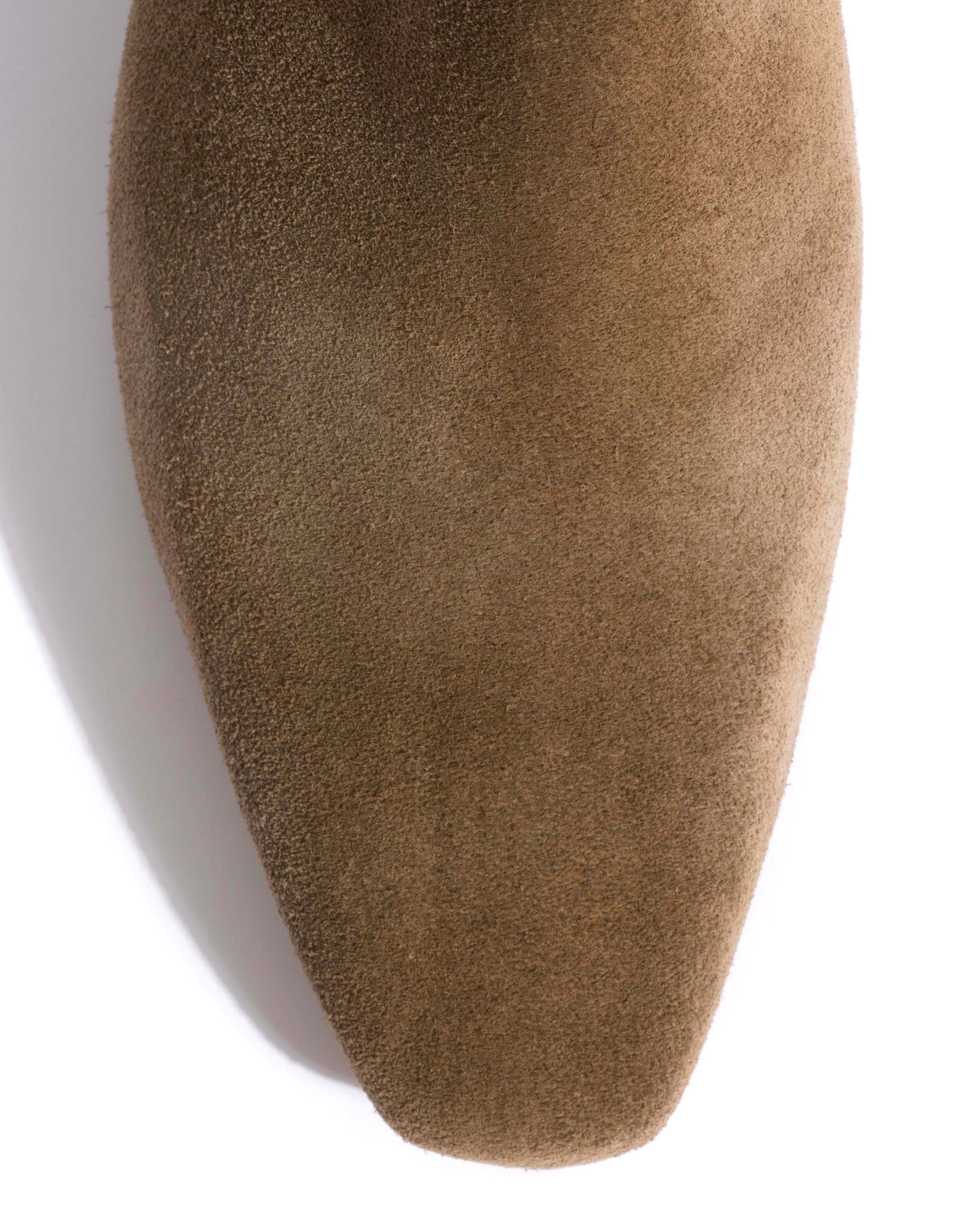 Gaby 40 Calf suede Dried olive - Image 5