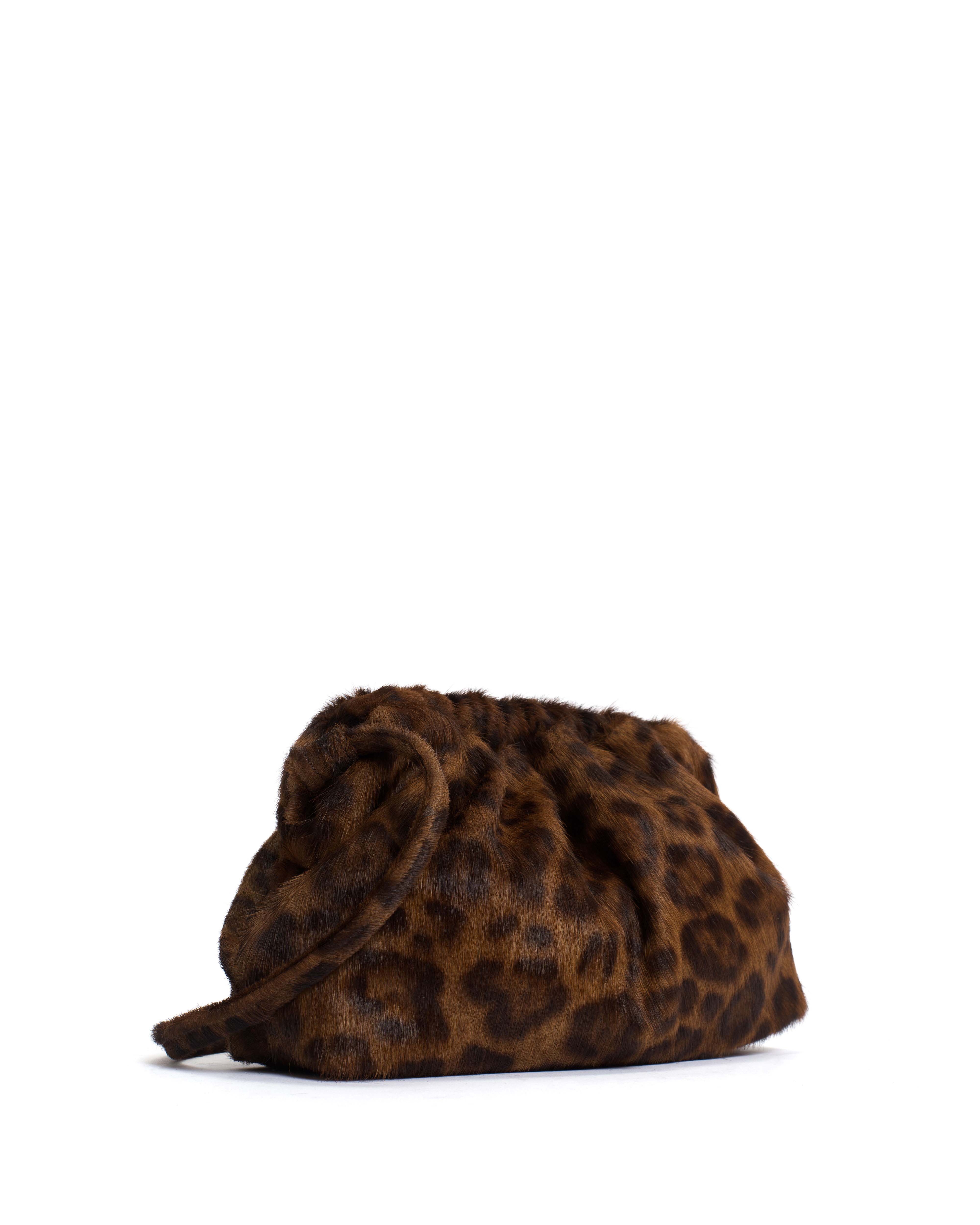 Hally petite cloud bag Calf hair Leopard - Image 2