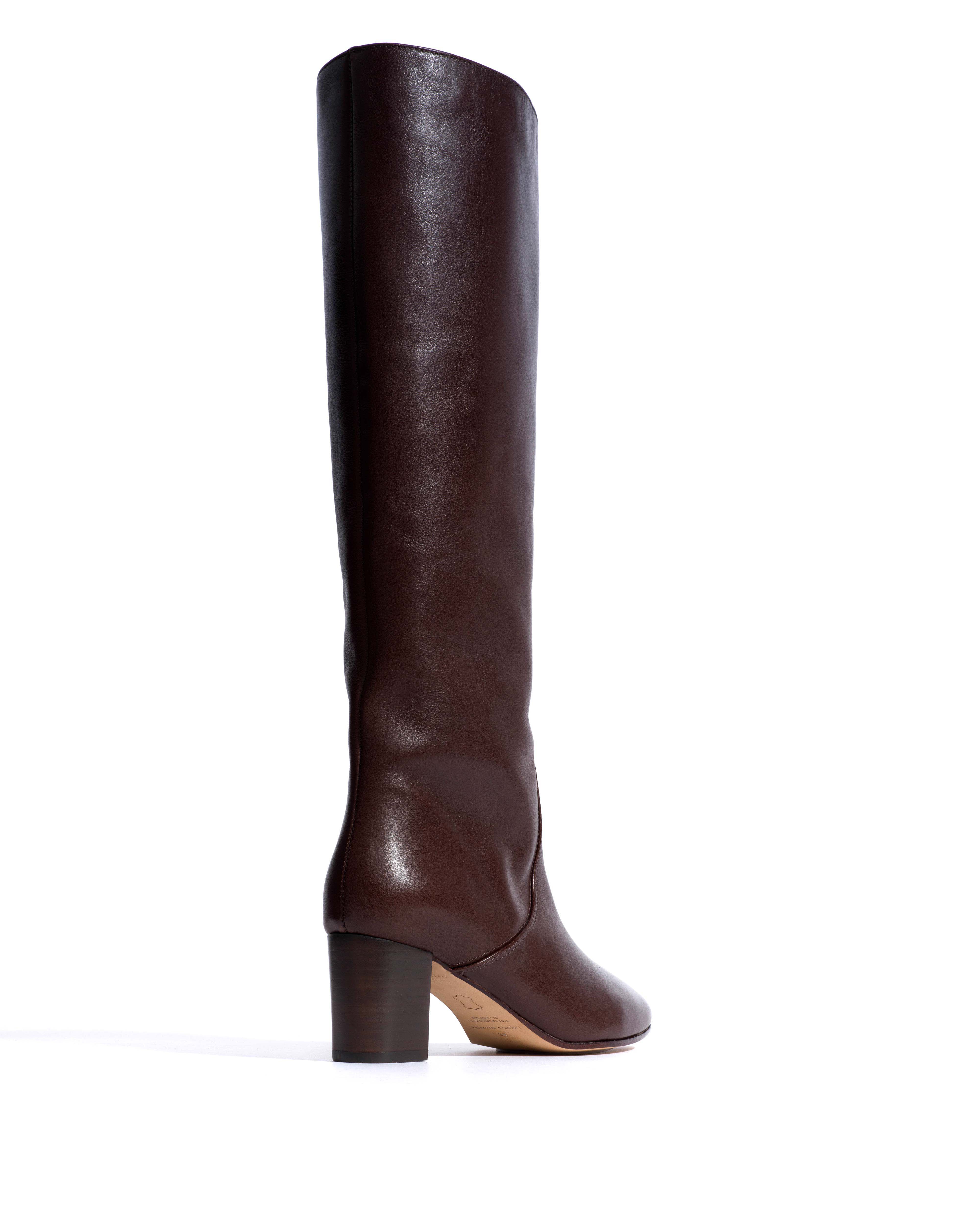 Henriette Vegetal soft calf Coffee brown - Image 4