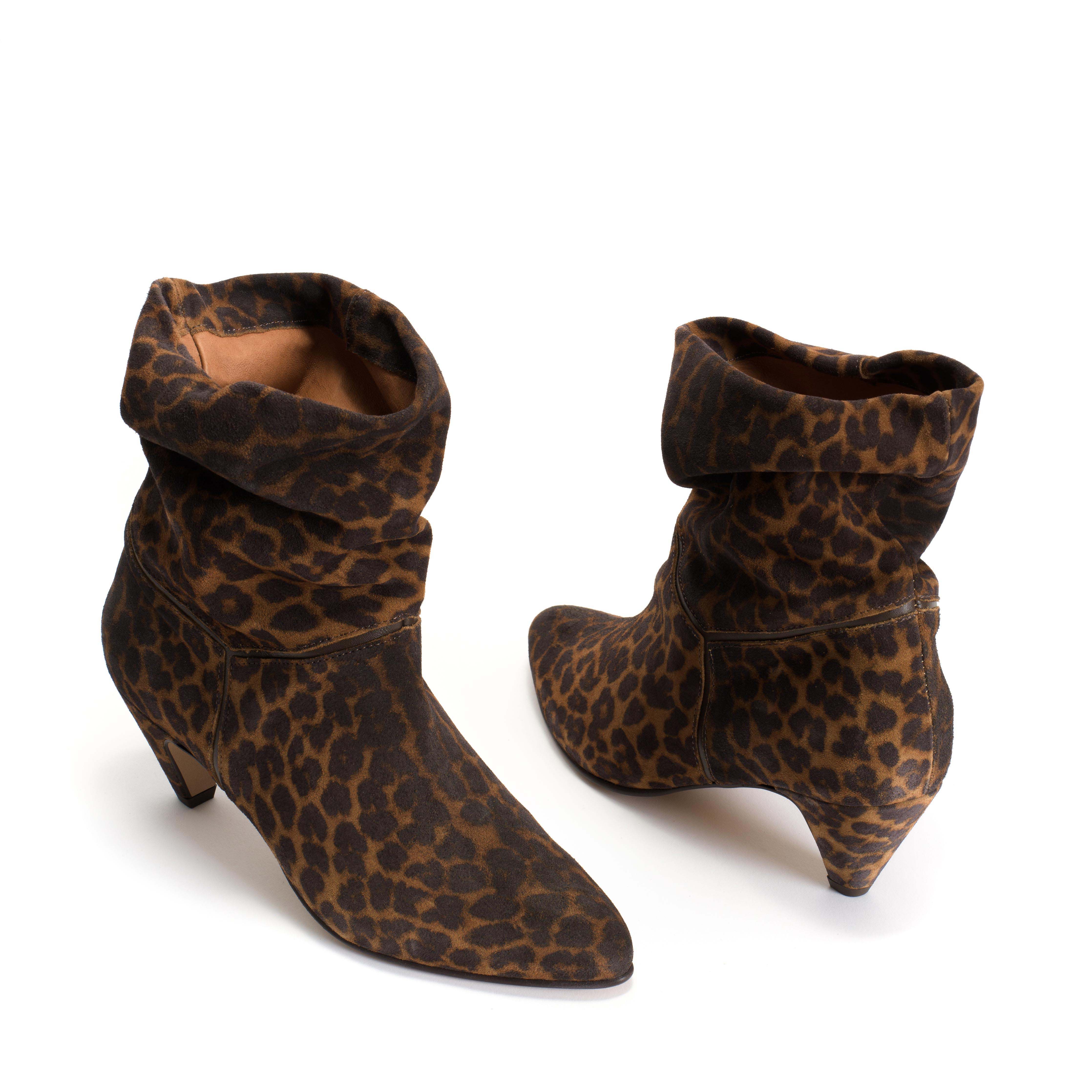 Jassi 50 stiletto Calf suede print Leopard - Image 4