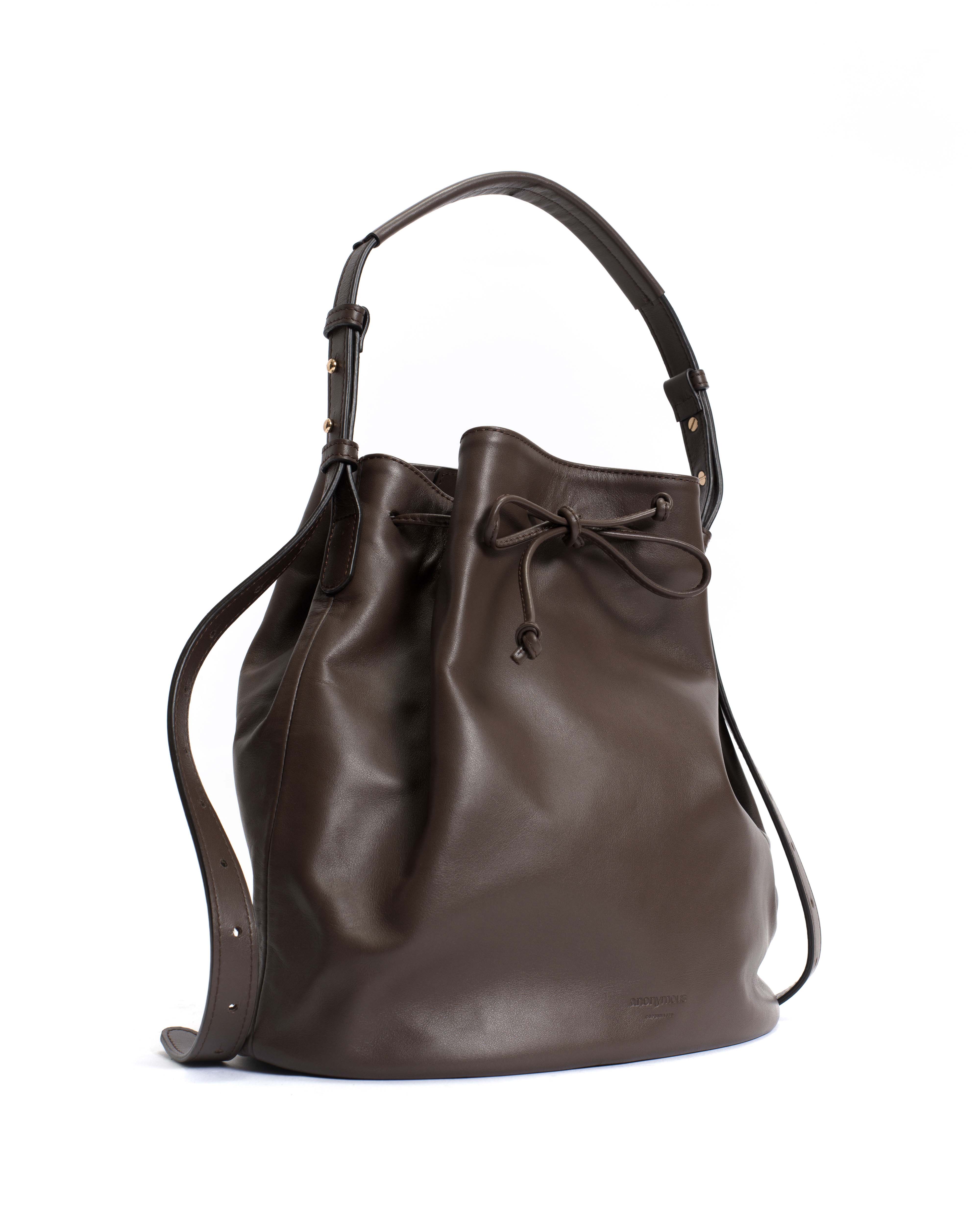 Kacey grand bucket bag Soft calf Coffee brown - Image 2
