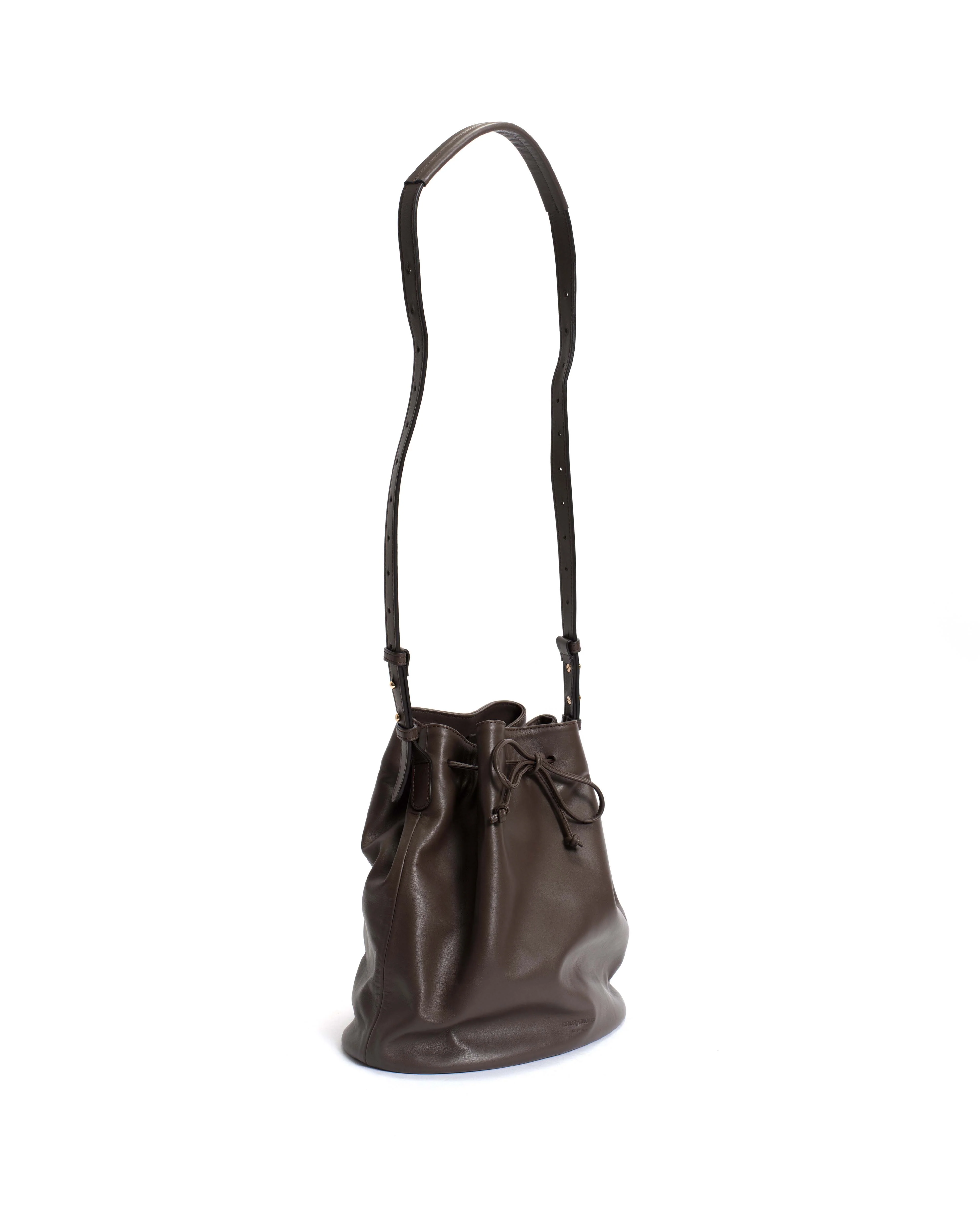 Kacey grand bucket bag Soft calf Coffee brown - Image 5