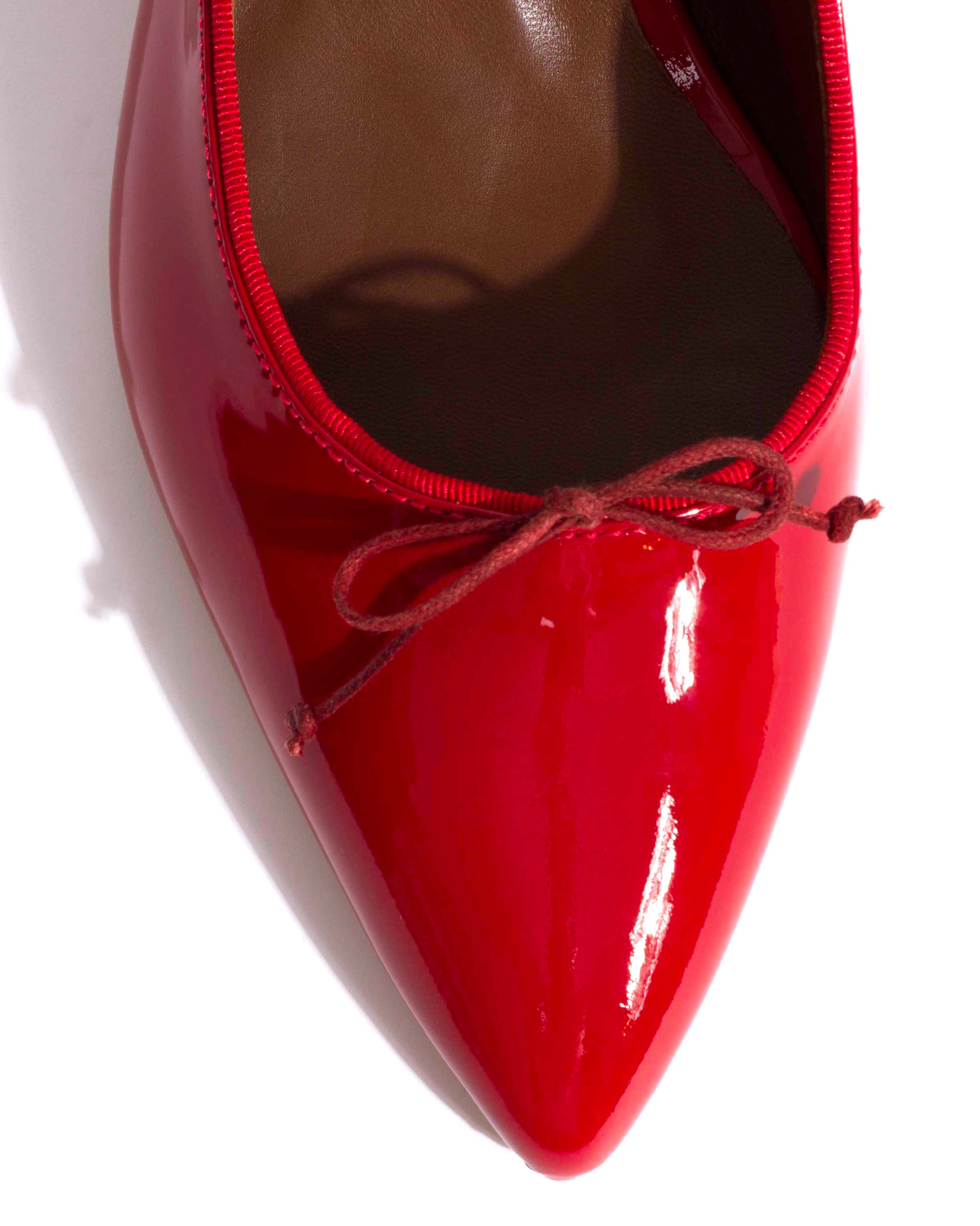 Kasy 50 kitten Polished soft calf Ruby red - Image 5