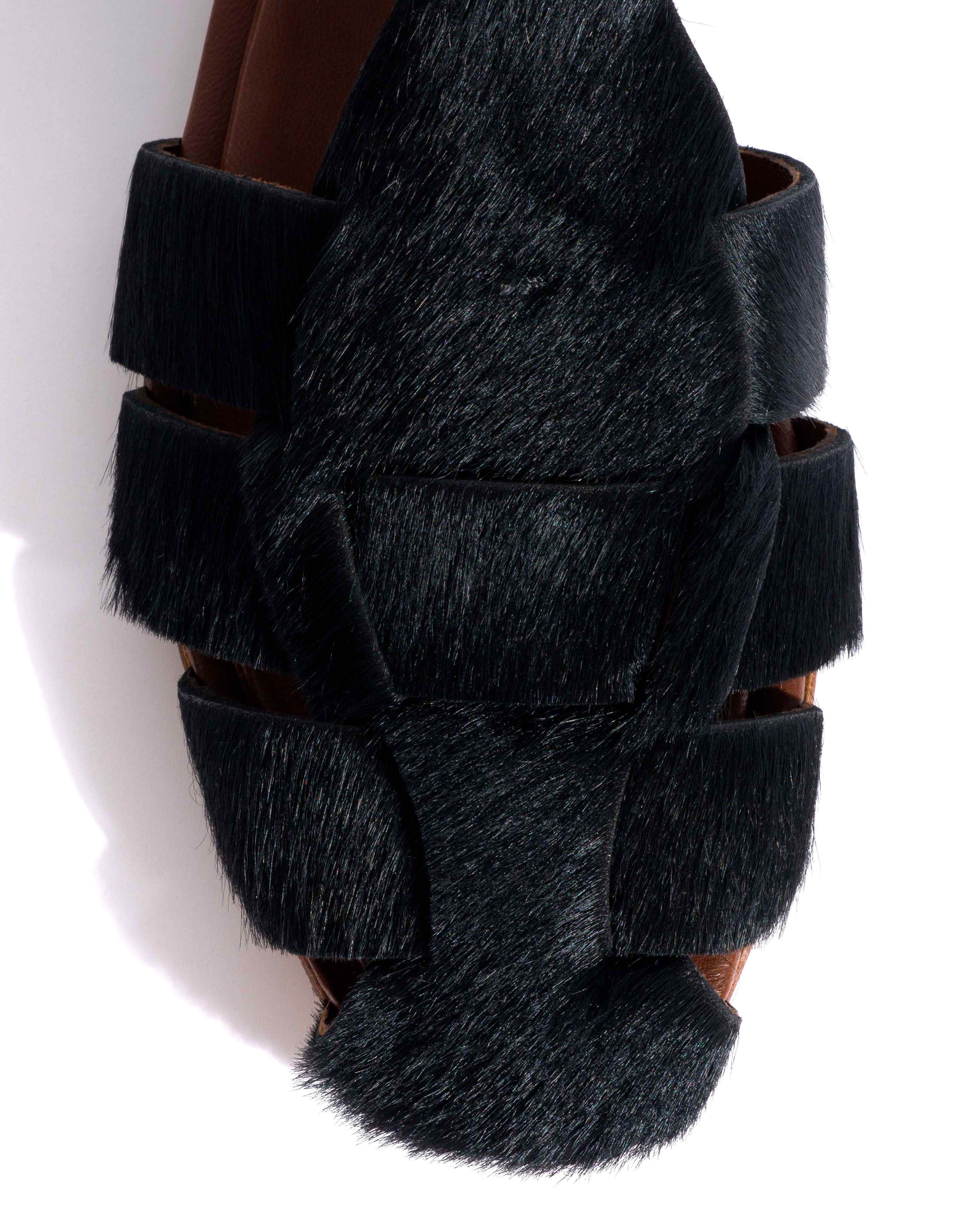 Lain flats Calf hair Black - Image 5
