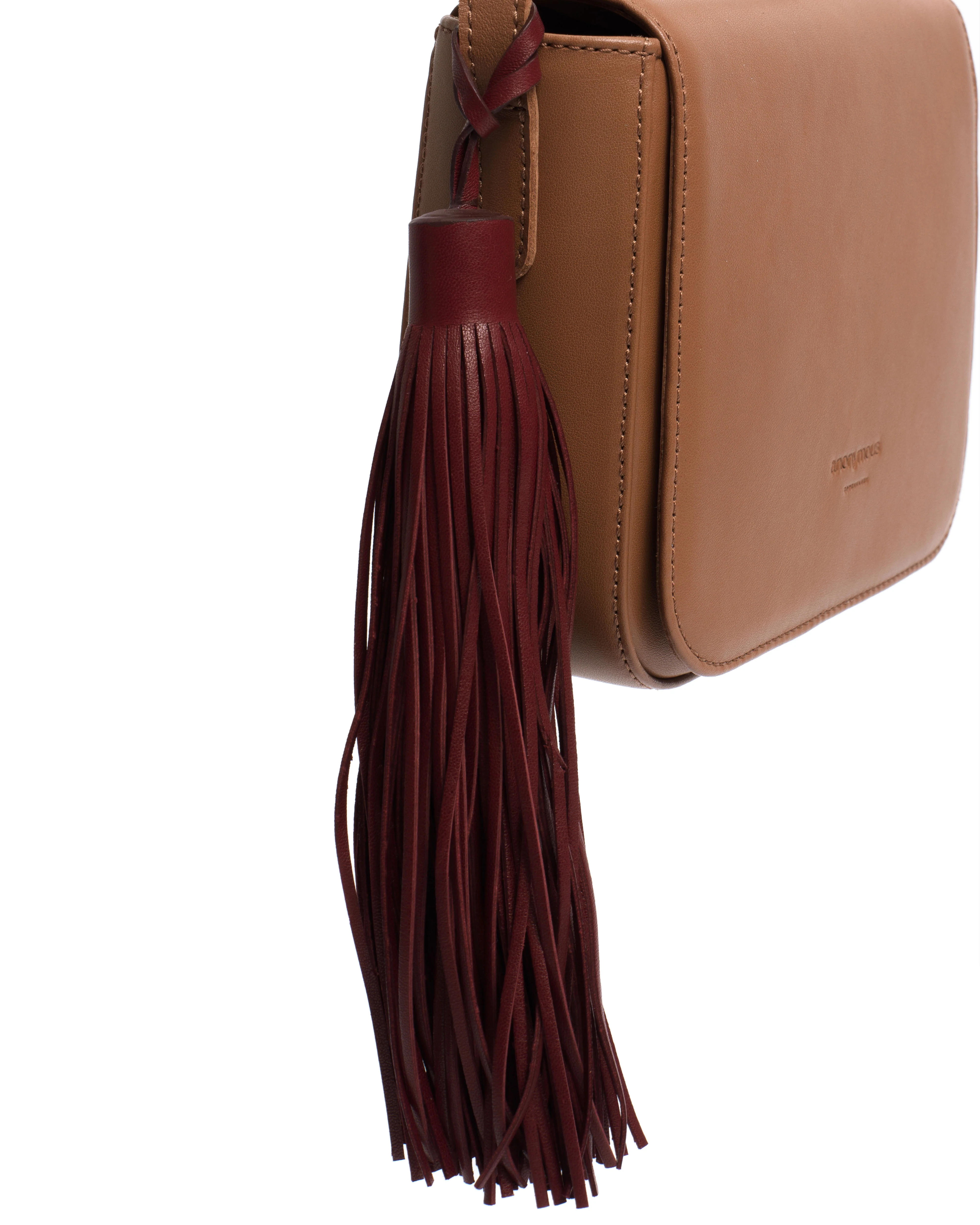 Langley fringe keyring Silky lamb Pomegranate - Image 4