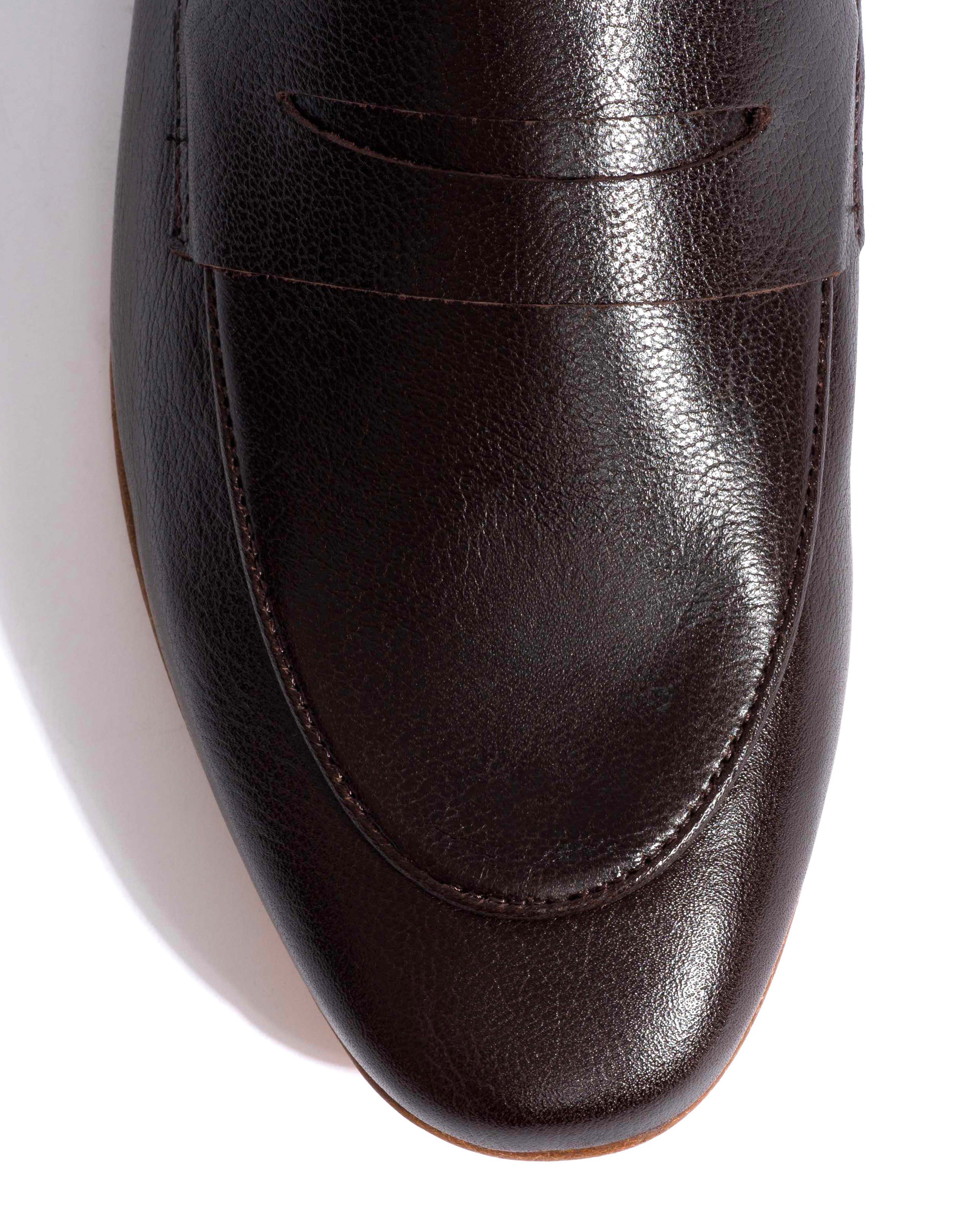 Lindsay Natural grain soft calf Espresso brown - Image 5