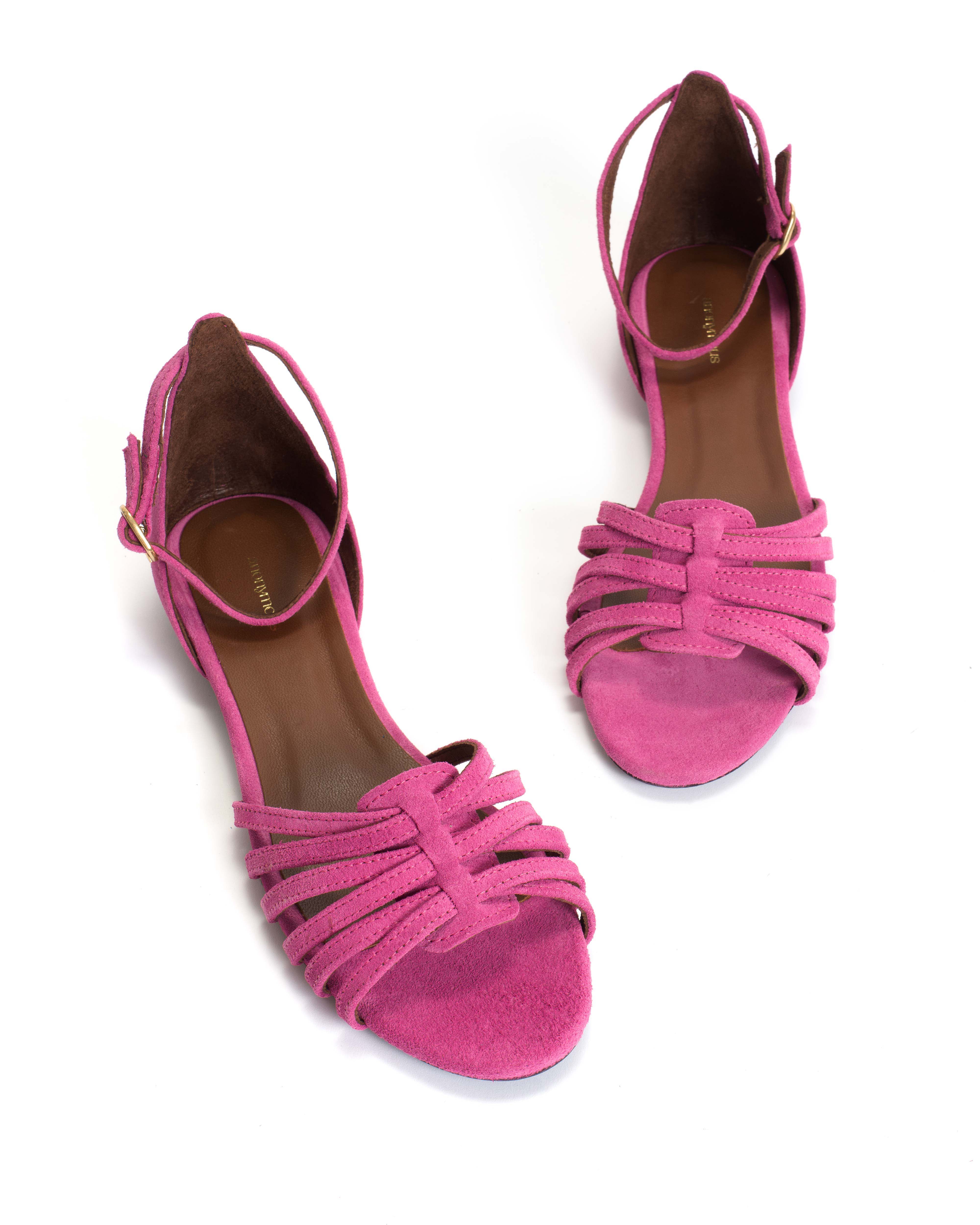 Mareike 10 Calf suede Raspberry sorbet - Image 5