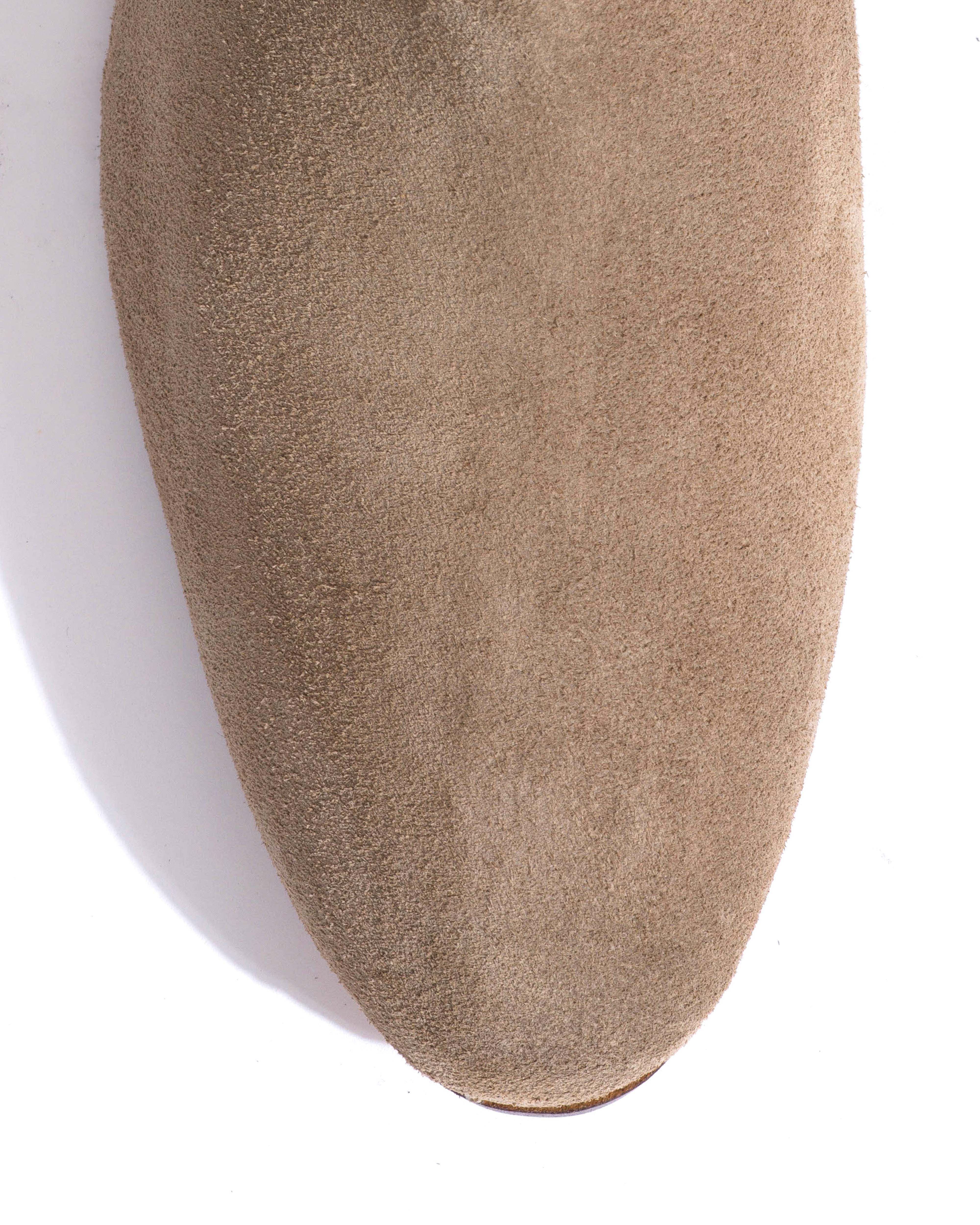 Niabella Calf suede Mushroom - Image 5