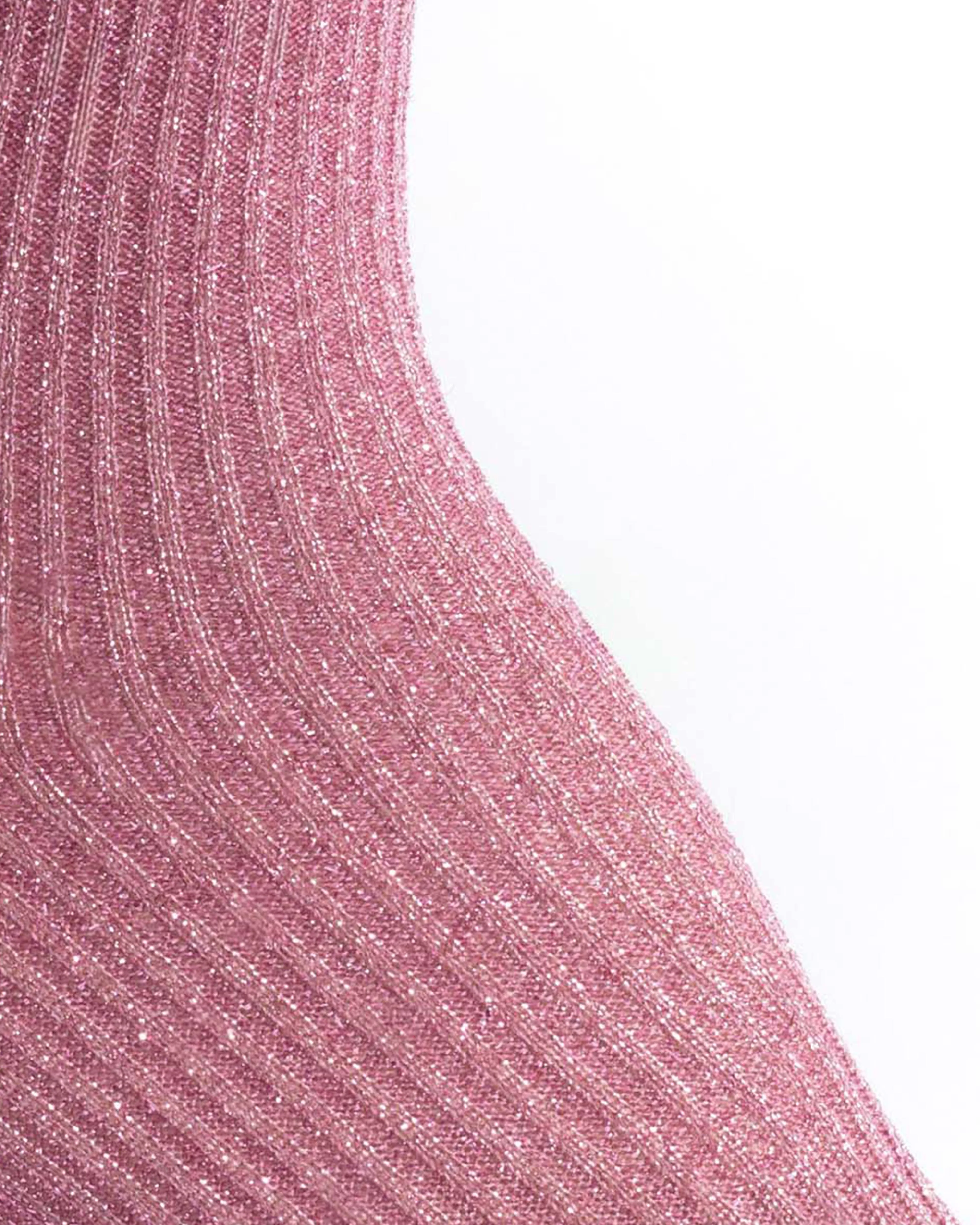 Noa glitter socks 52% nylon 48% polyester Burned rose - Image 5