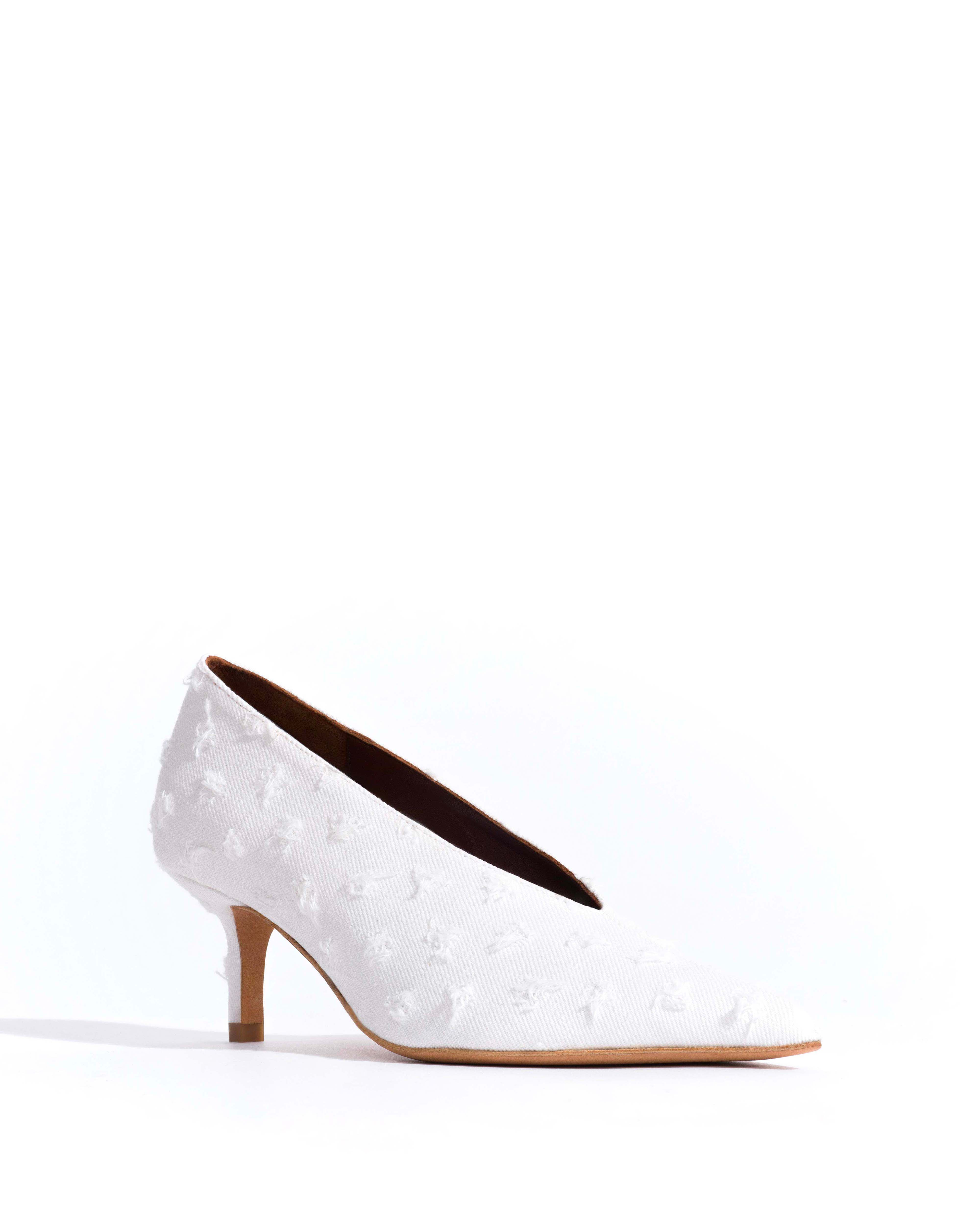 Phia 55 pin Denim Distressed washed white - Image 2
