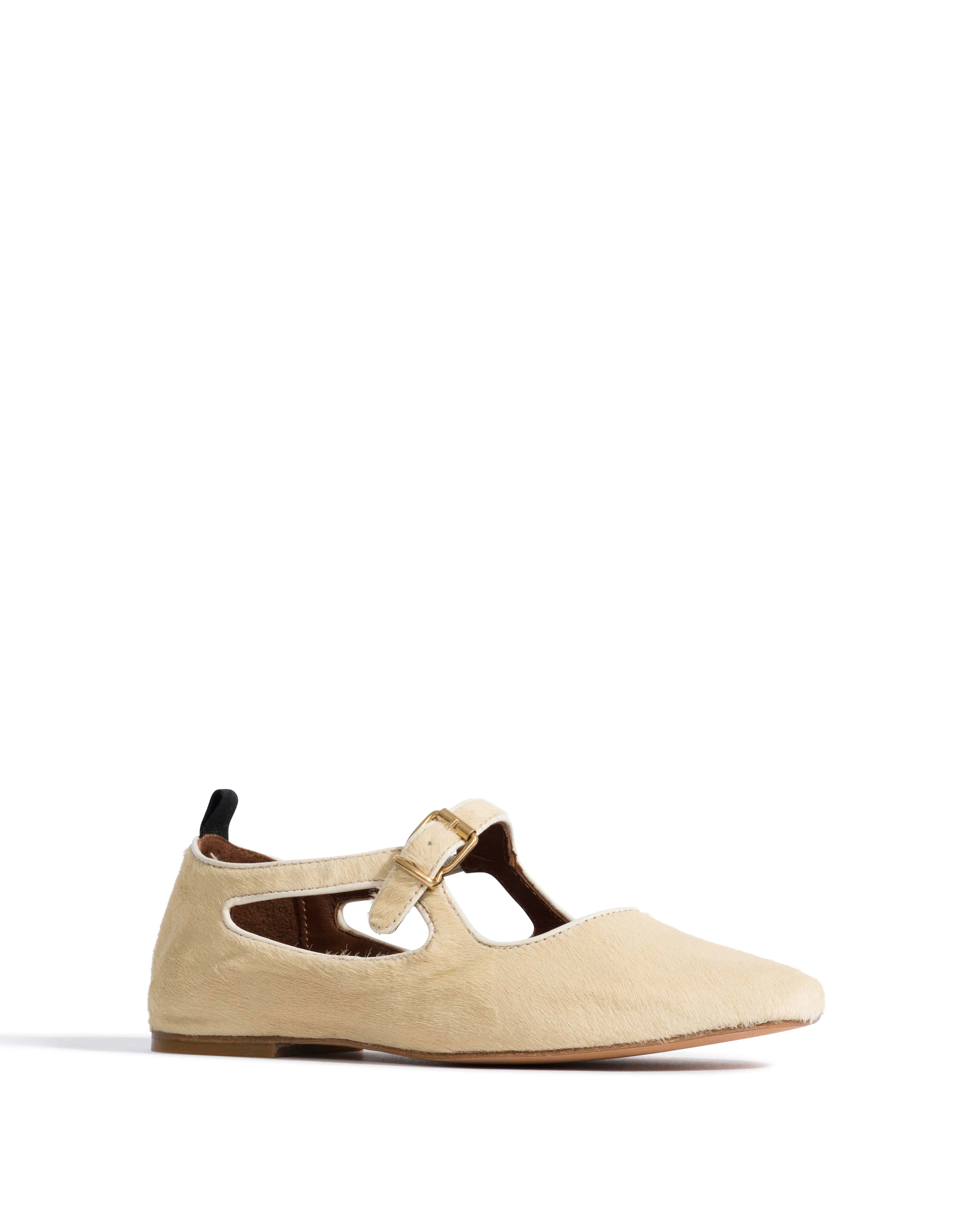 Praise Calf hair Ivory - Image 2