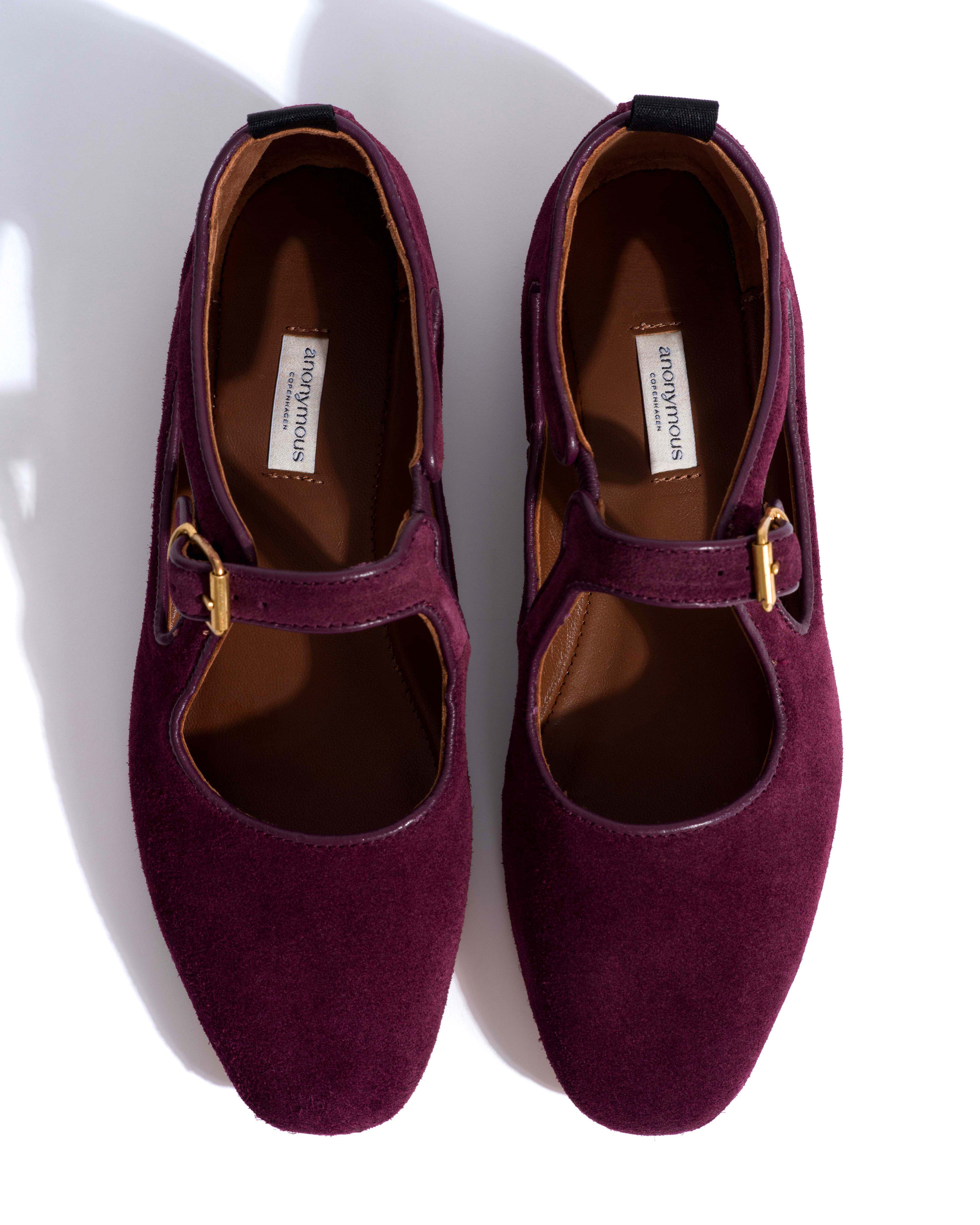 Praise Calf suede Fig purple - Image 4