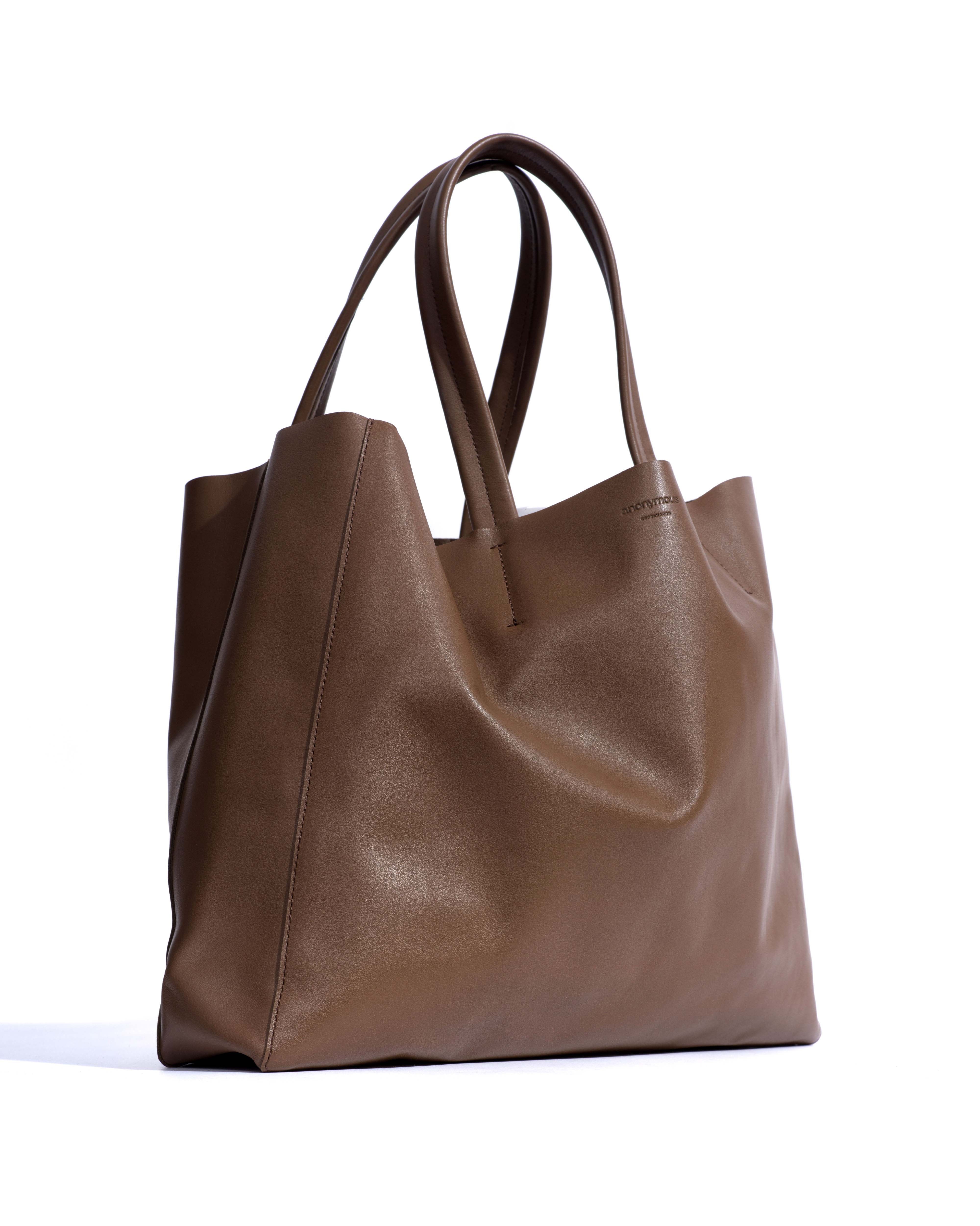 Ruba shopper Soft calf Dark taupe - Image 2