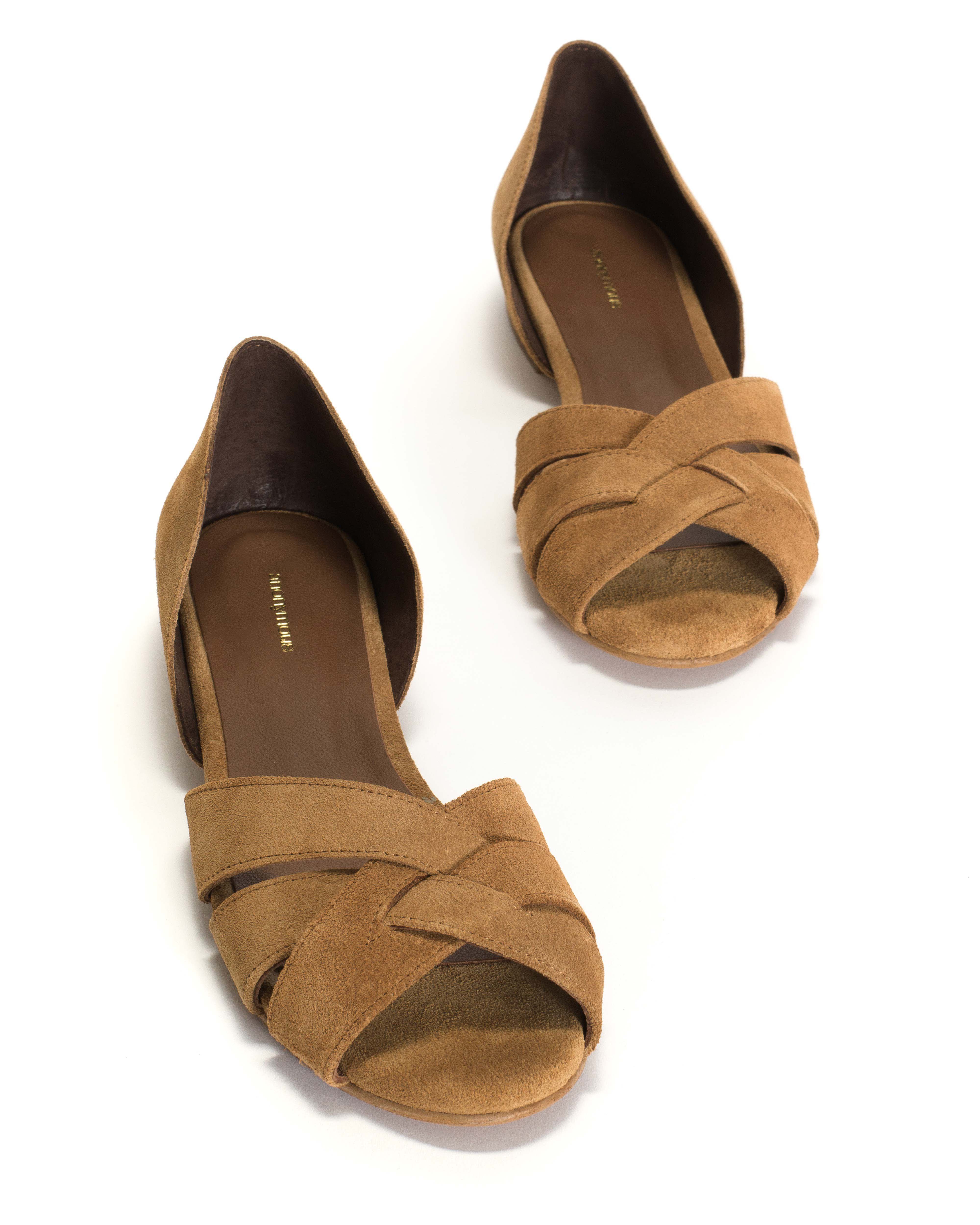 Sanni 20 Calf suede Bamboo brown - Image 6