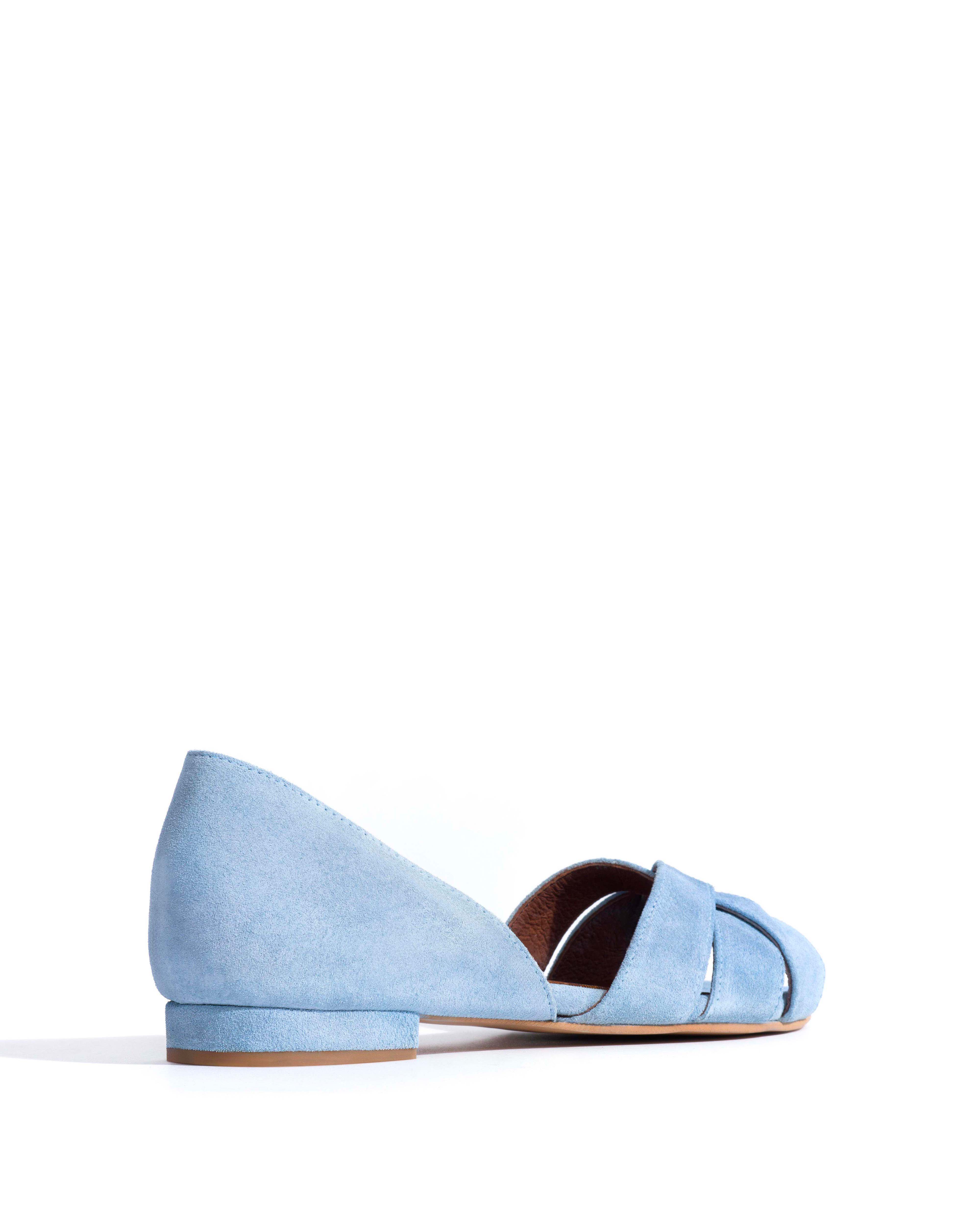 Sanni 20 Calf suede Porcelain blue - Image 3