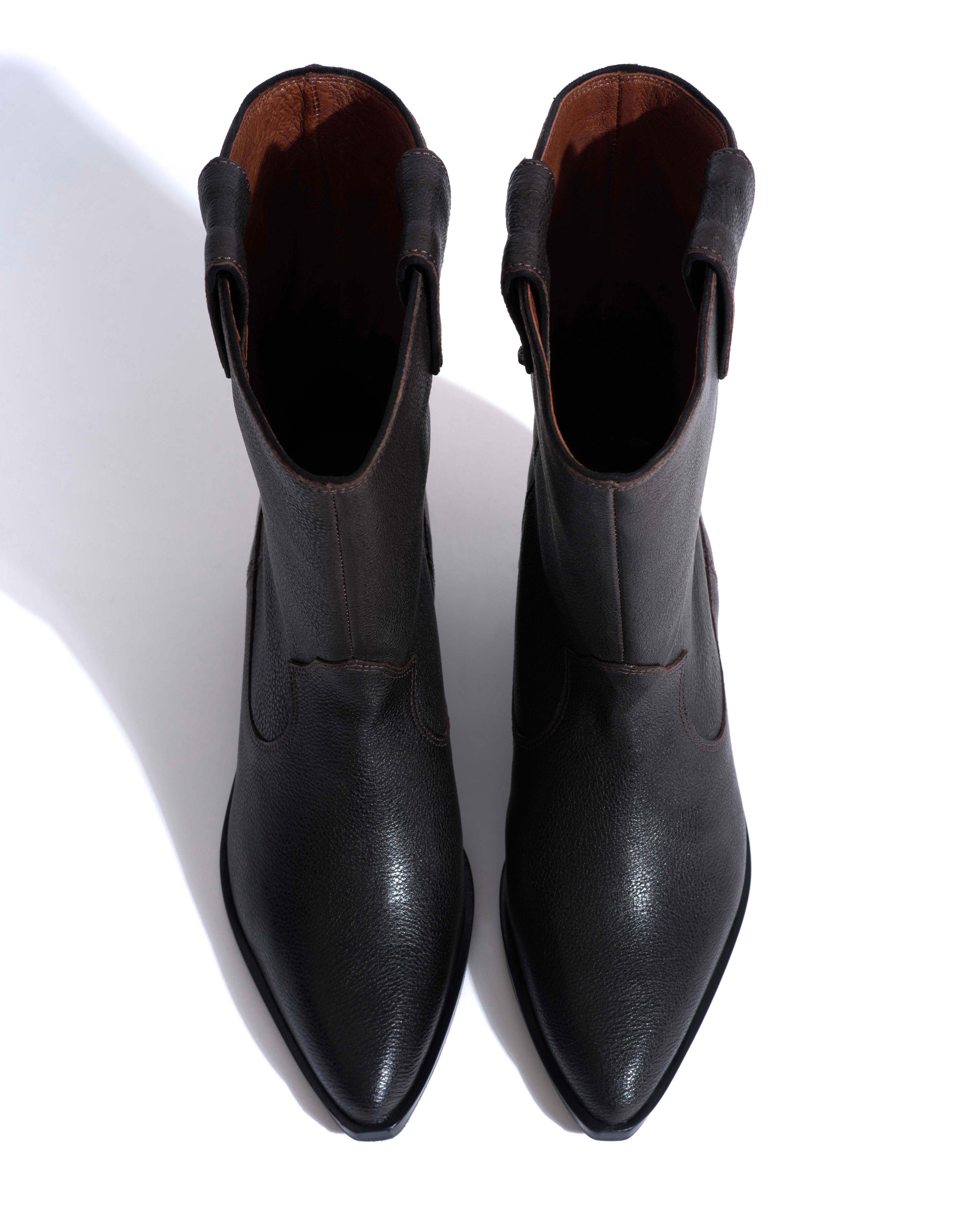 Saseline 35 Natural grain soft calf Espresso brown - Image 4