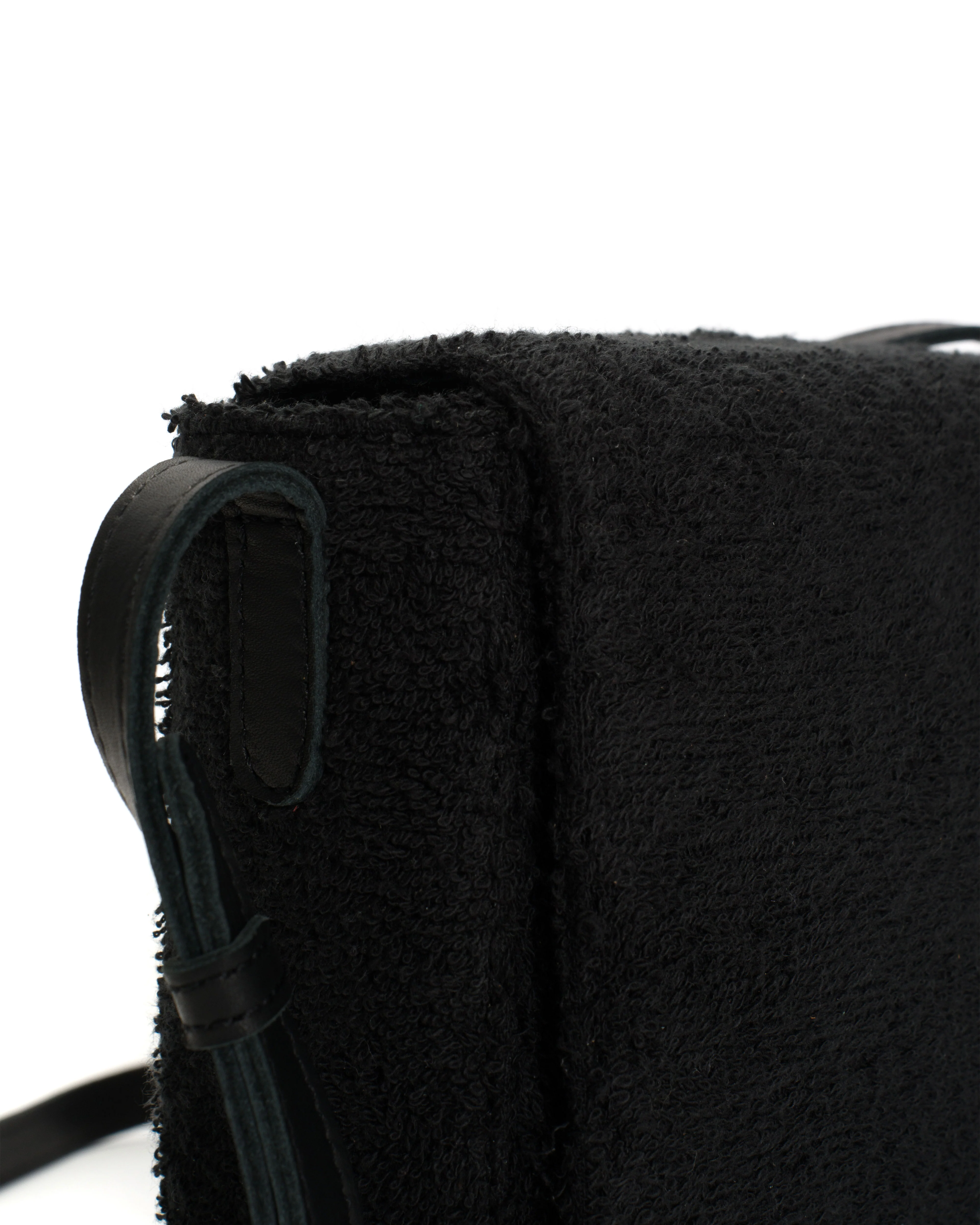 Sicha crossover bag Cotton towel Off black - Image 4