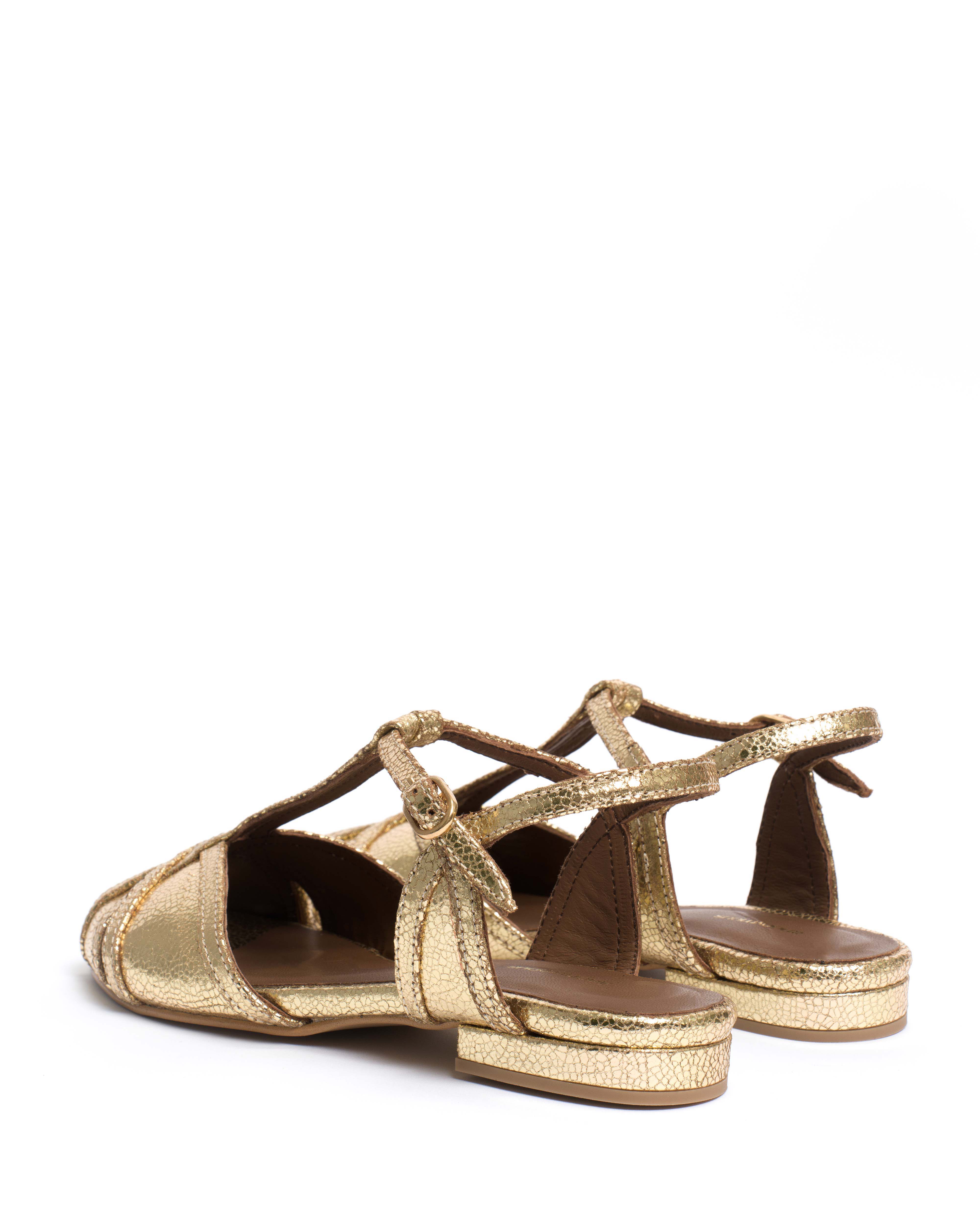 Therese 20 Crackled metallic goat Gold - Image 5