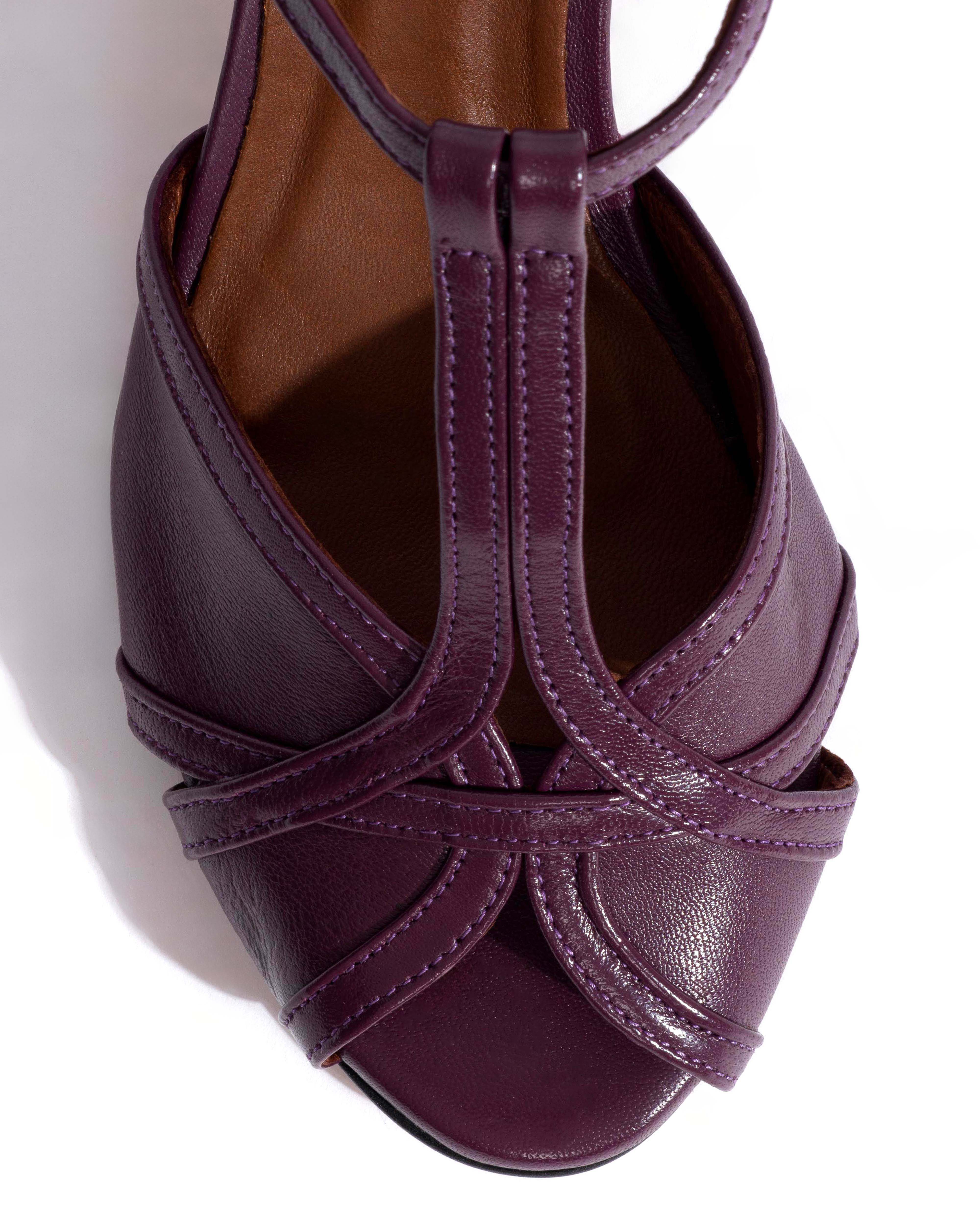 Therese 55 Shiny lamb Fig purple - Image 5