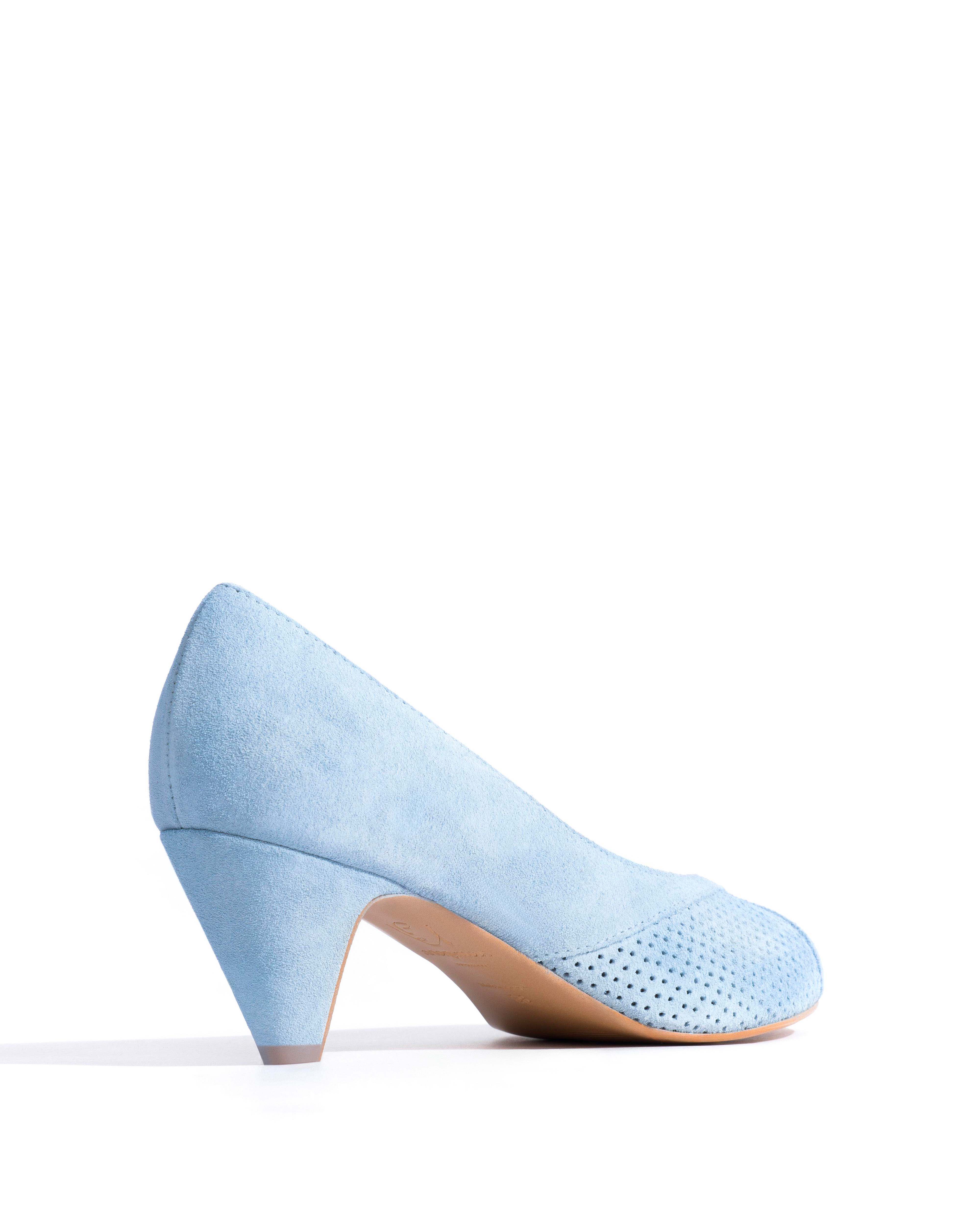 Tiffany stiletto Calf suede Porcelain blue - Image 3