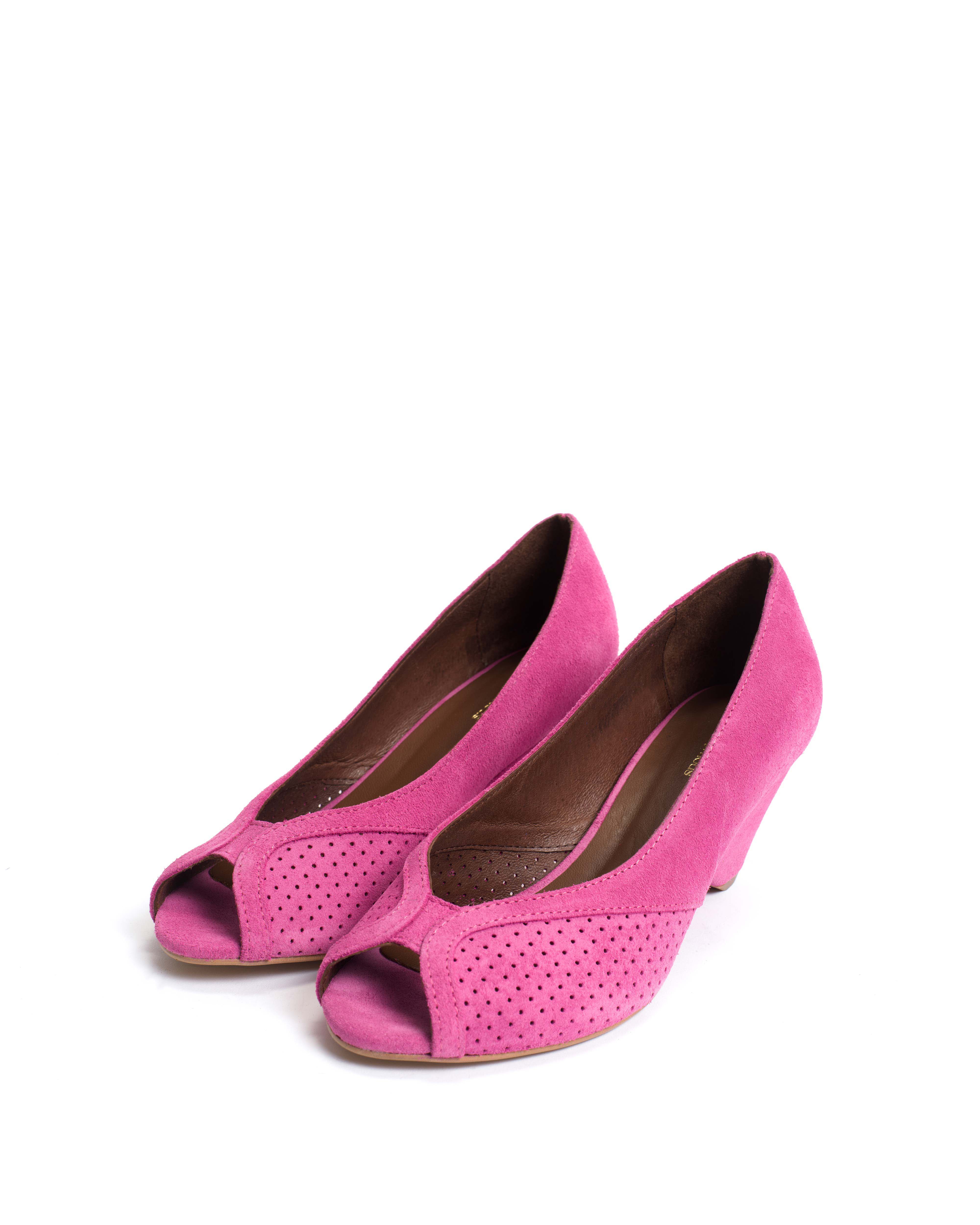 Tiffany triangle Calf suede Raspberry sorbet - Image 2