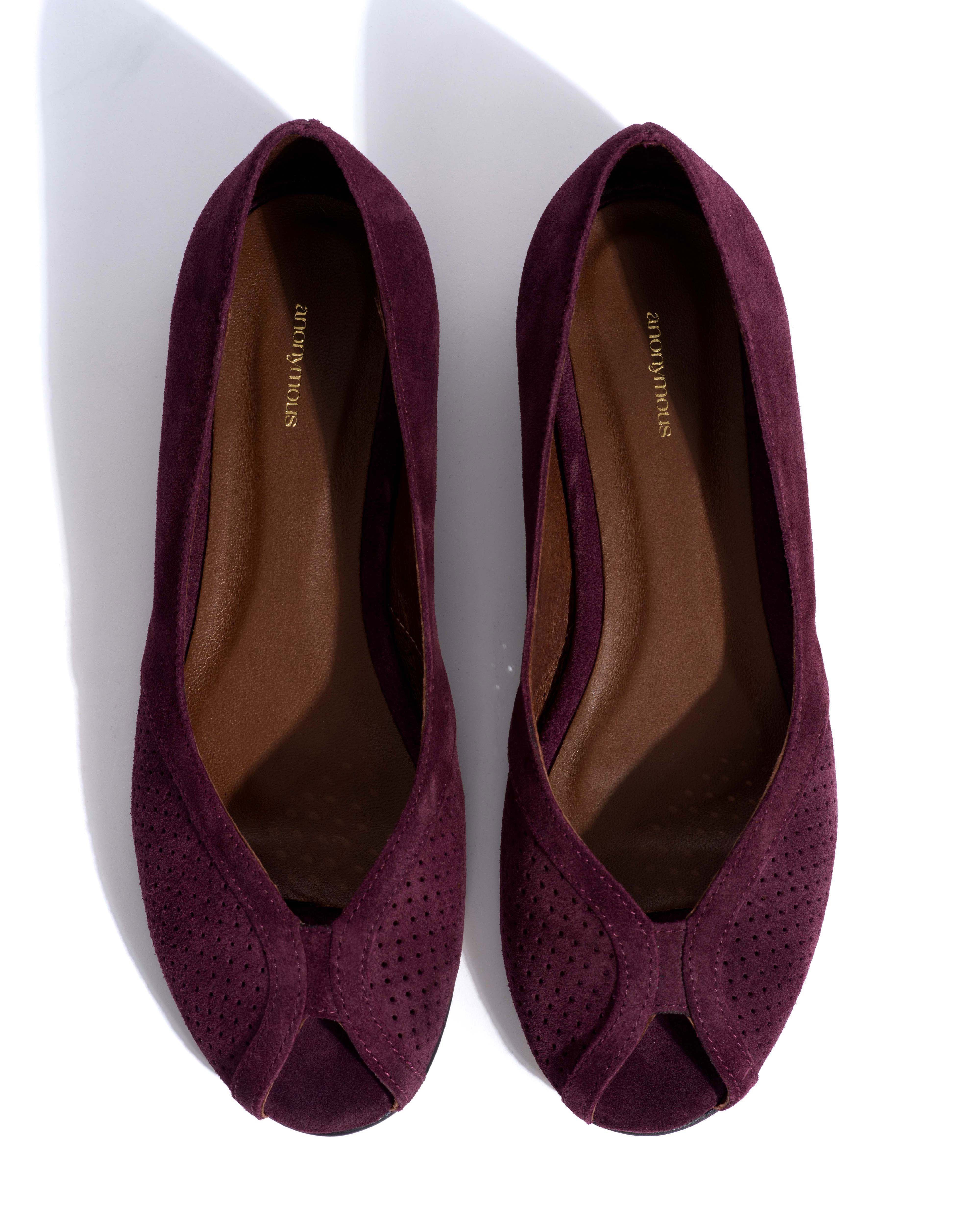 Tiffy Calf suede Fig purple - Image 4