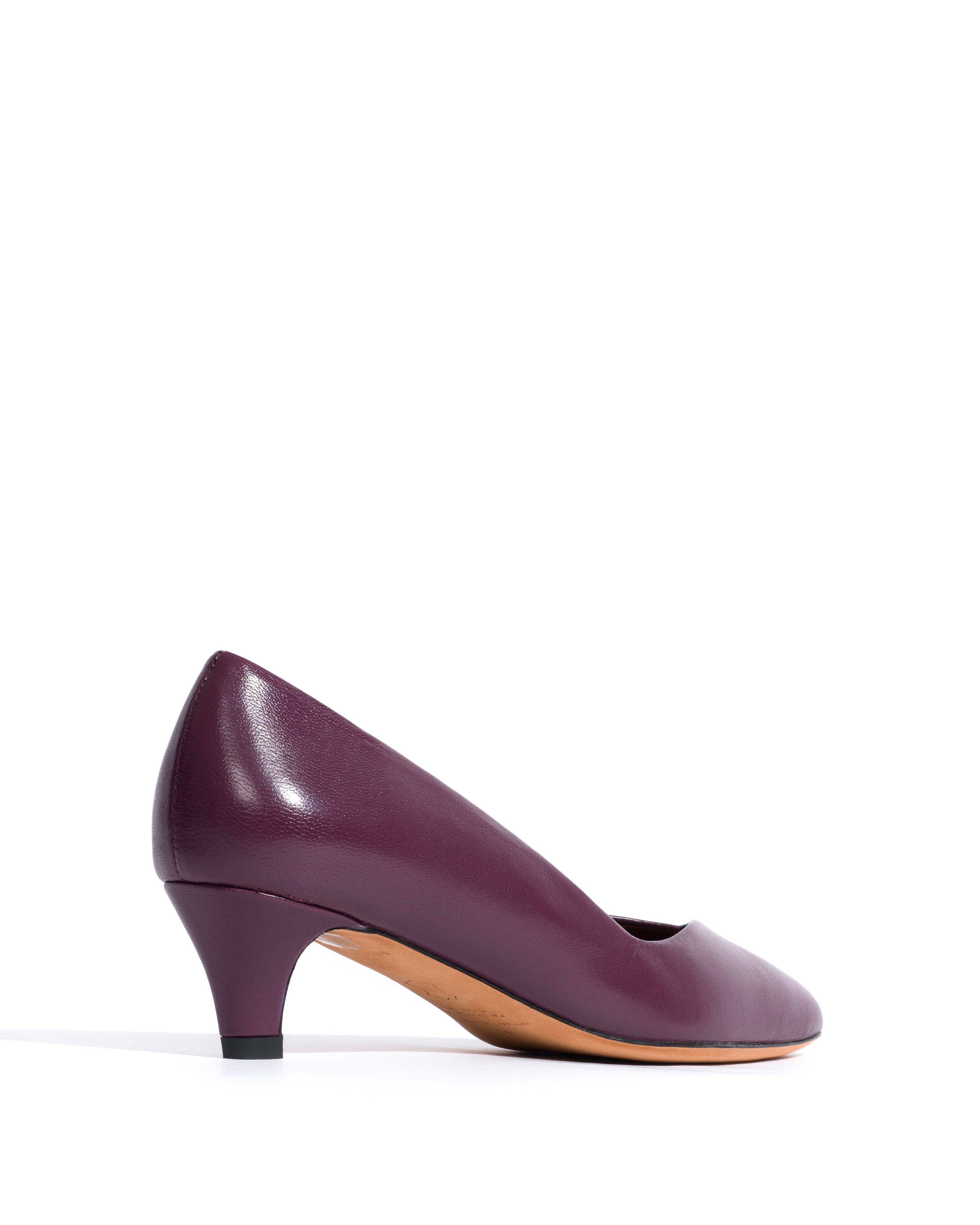 Trini 40 stiletto Shiny lamb Fig purple - Image 4