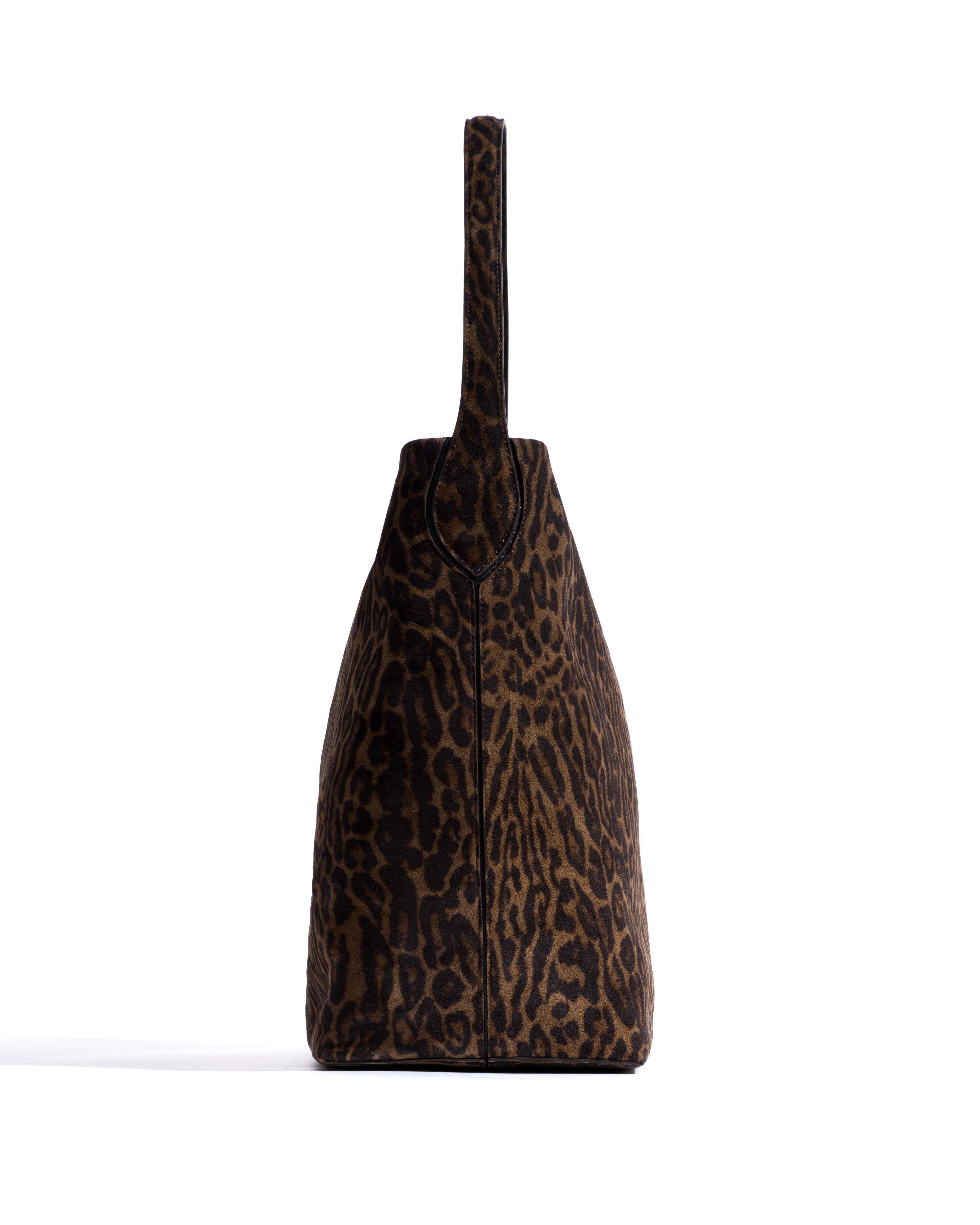 Versa everyday bag Calf suede print Jaguar - Image 3