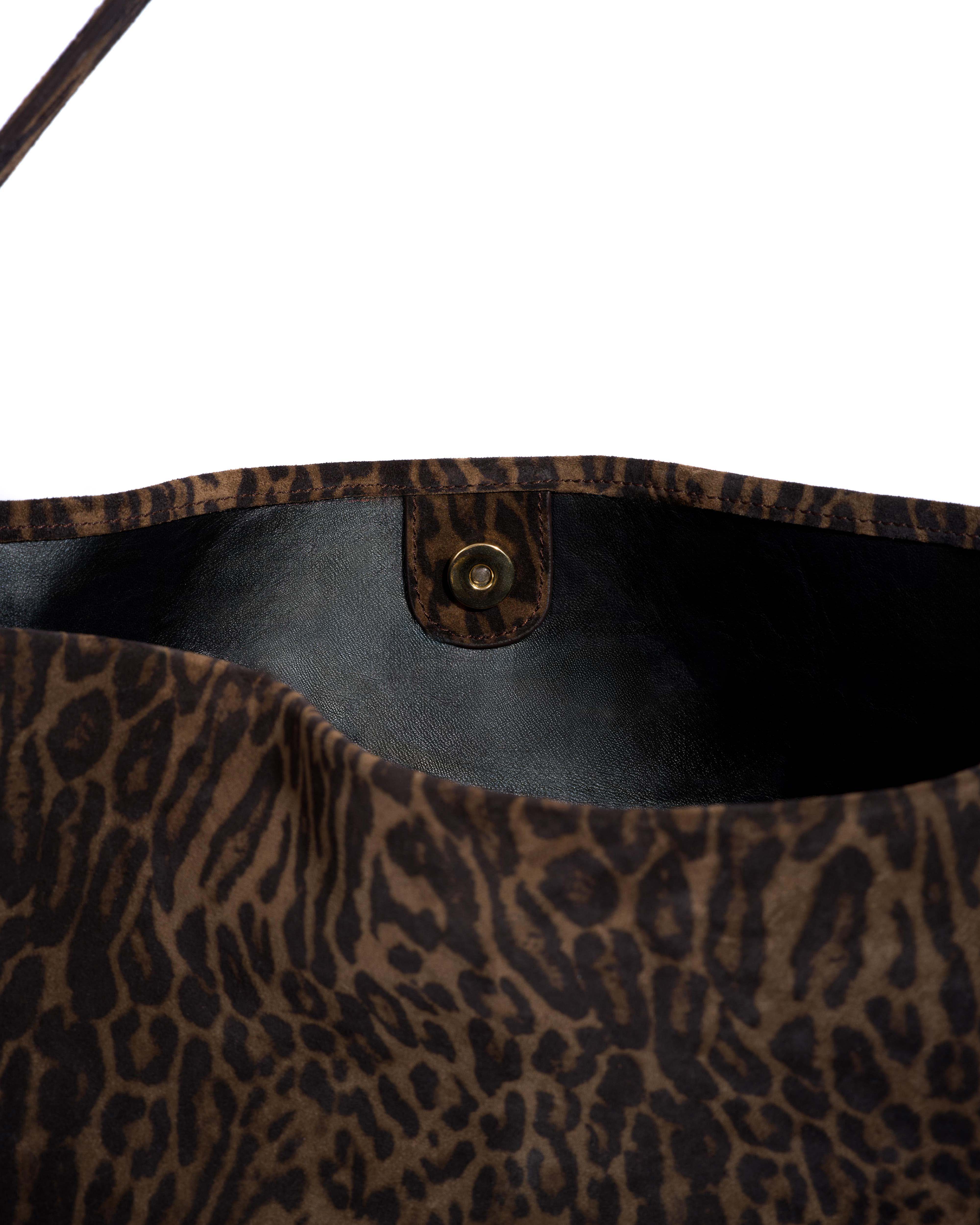 Versa everyday bag Calf suede print Jaguar - Image 5