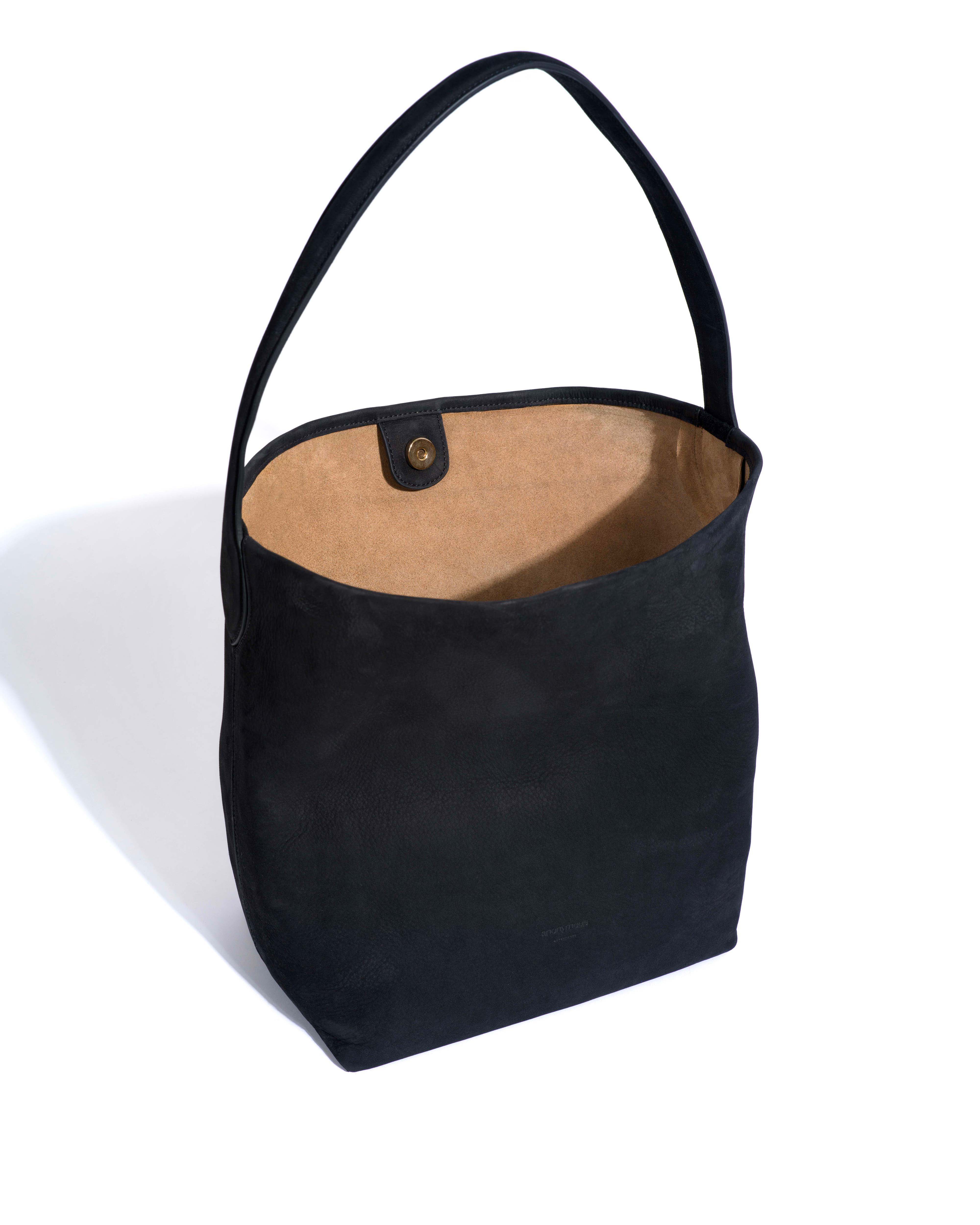 Versa everyday bag Soft nubuck calf Black - Image 5