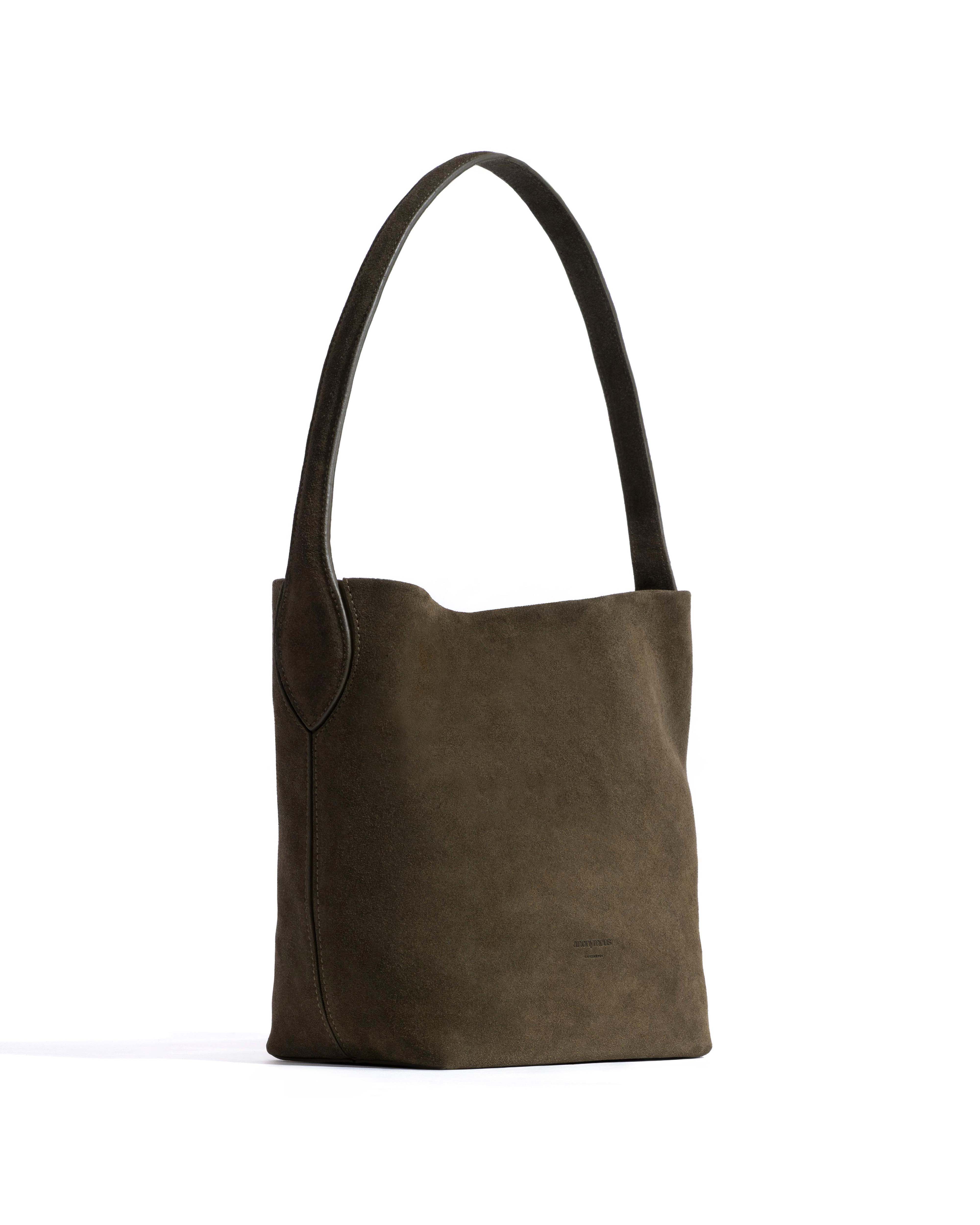 Versa petite bag Calf suede Moss green - Image 2